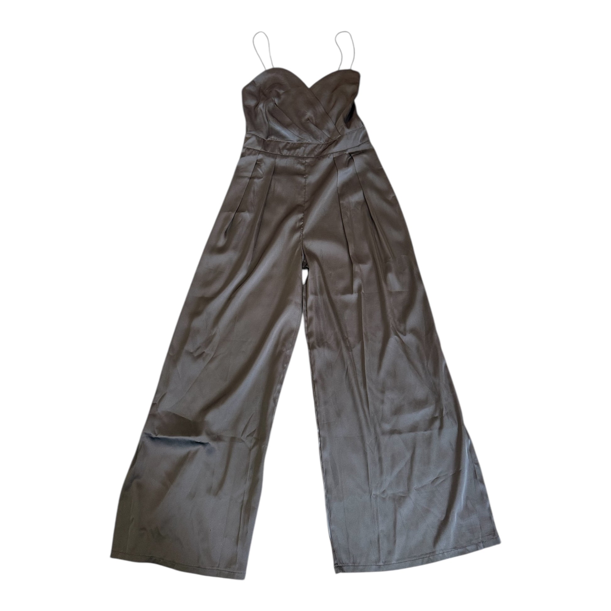 Strappy wide leg jumpsuit