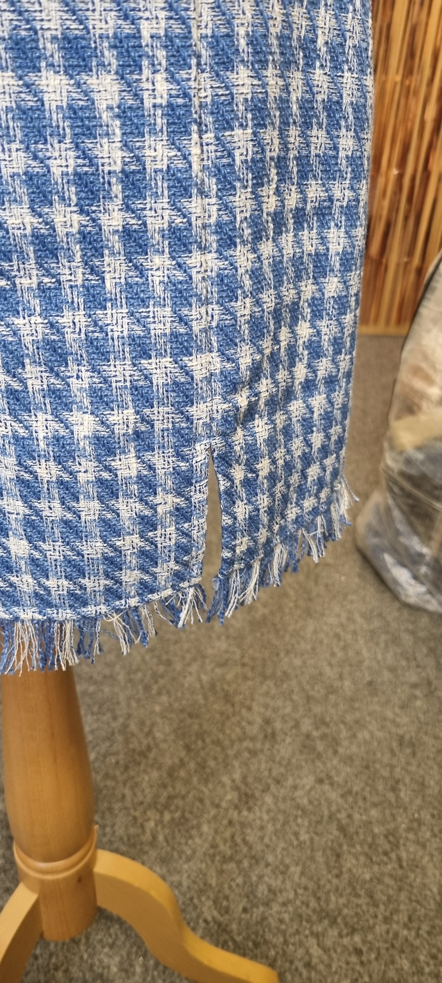 Stradivarius dogtooth mini skirt