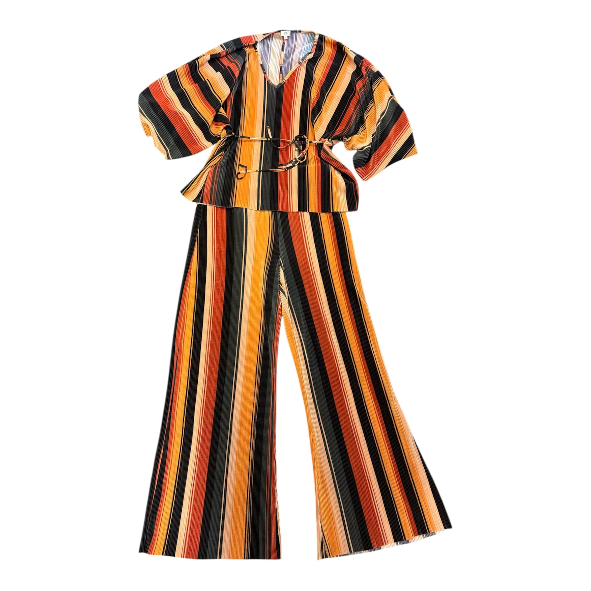 River Island stripe wide leg trouser co-ord