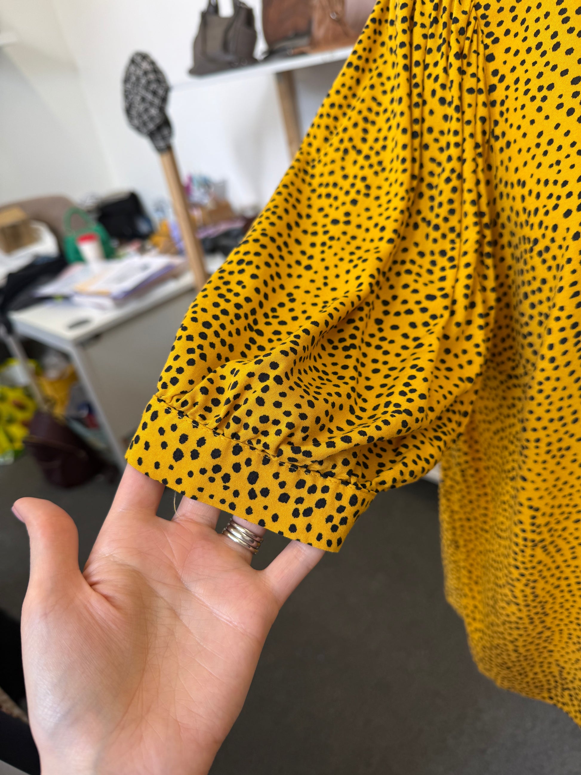 New Look polka dot blouse