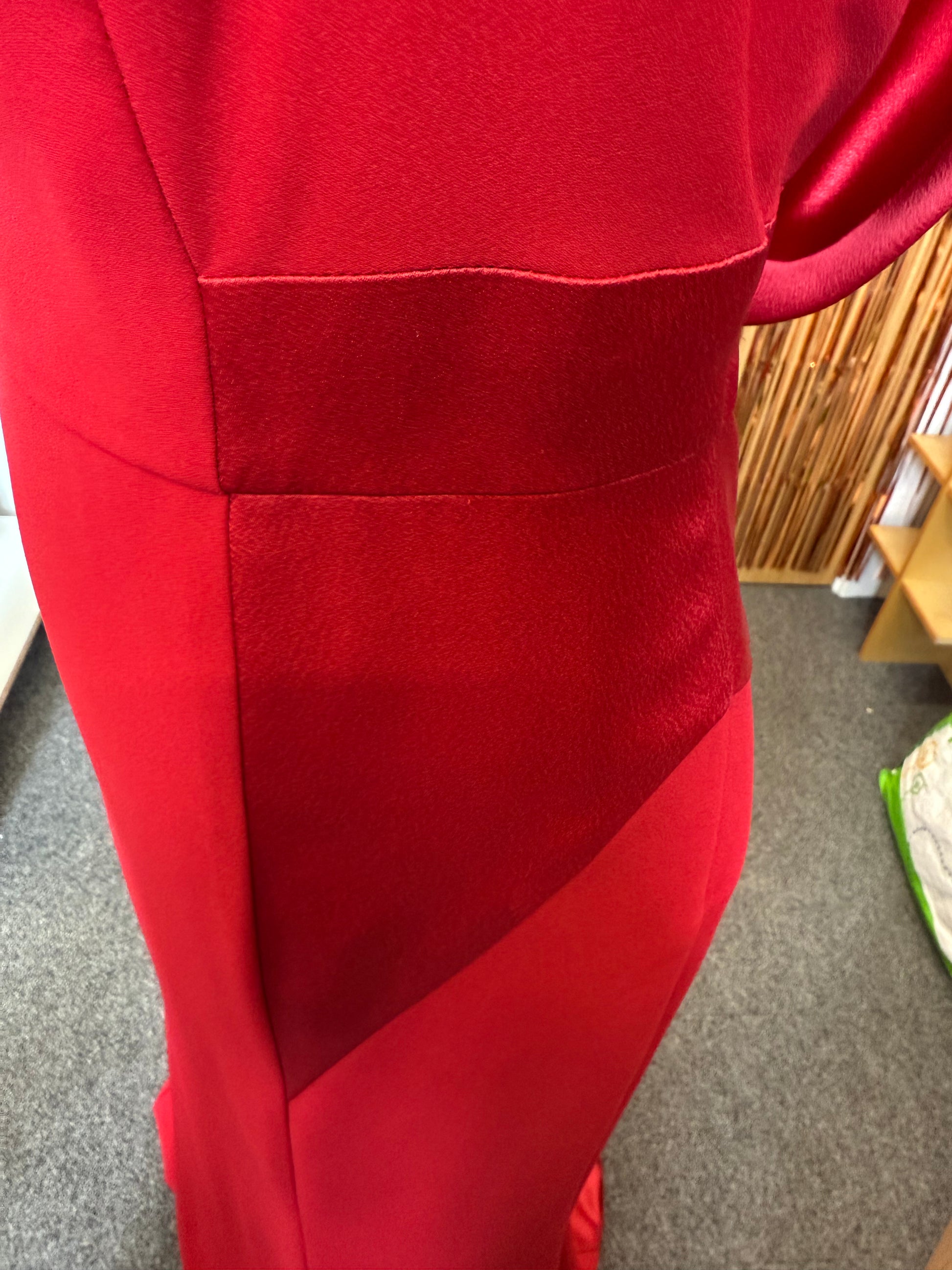Debut scoop back occasion dress