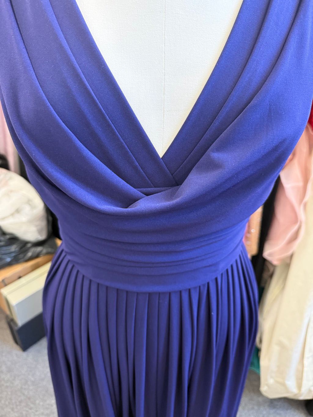 ASOS purple occasion dress