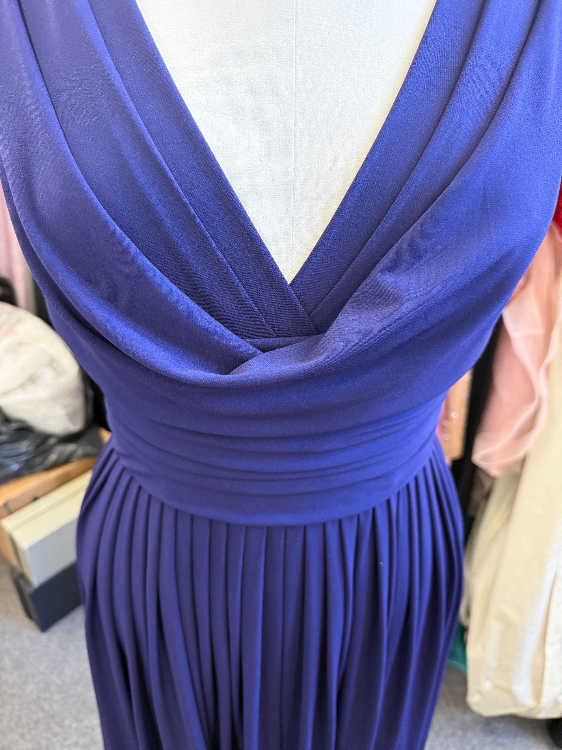 ASOS purple occasion dress