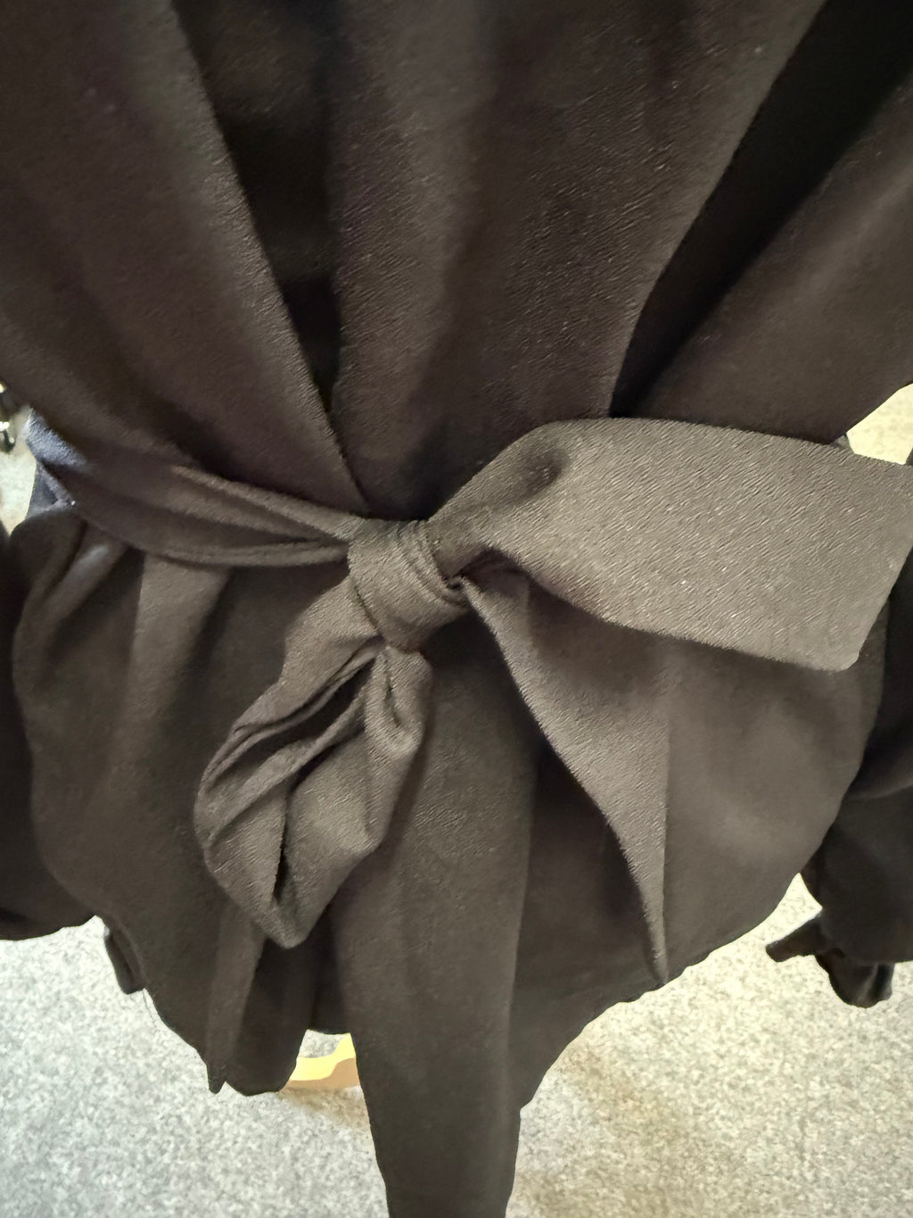 Boohoo long sleeve belted top