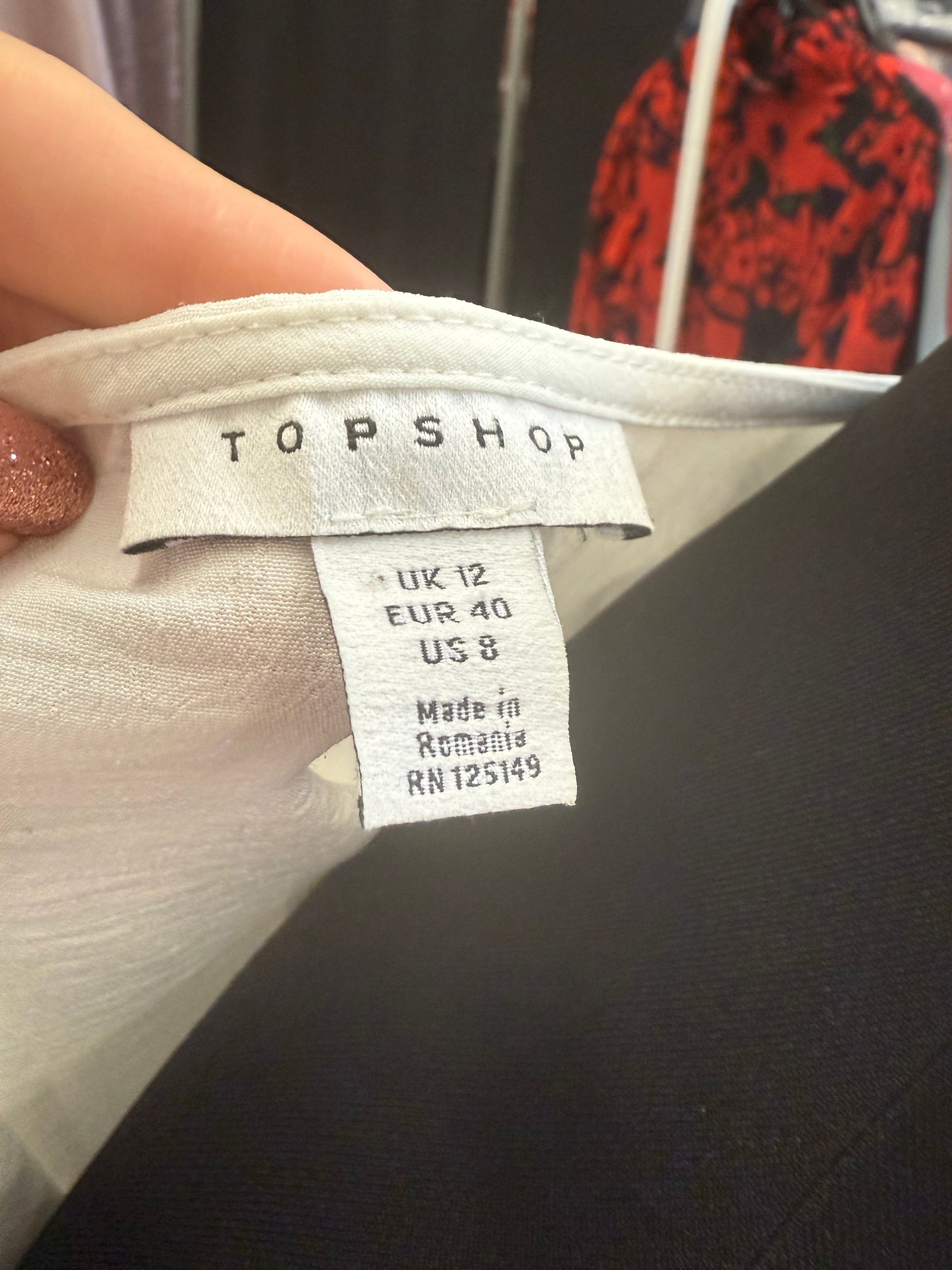 Topshop button down blouse