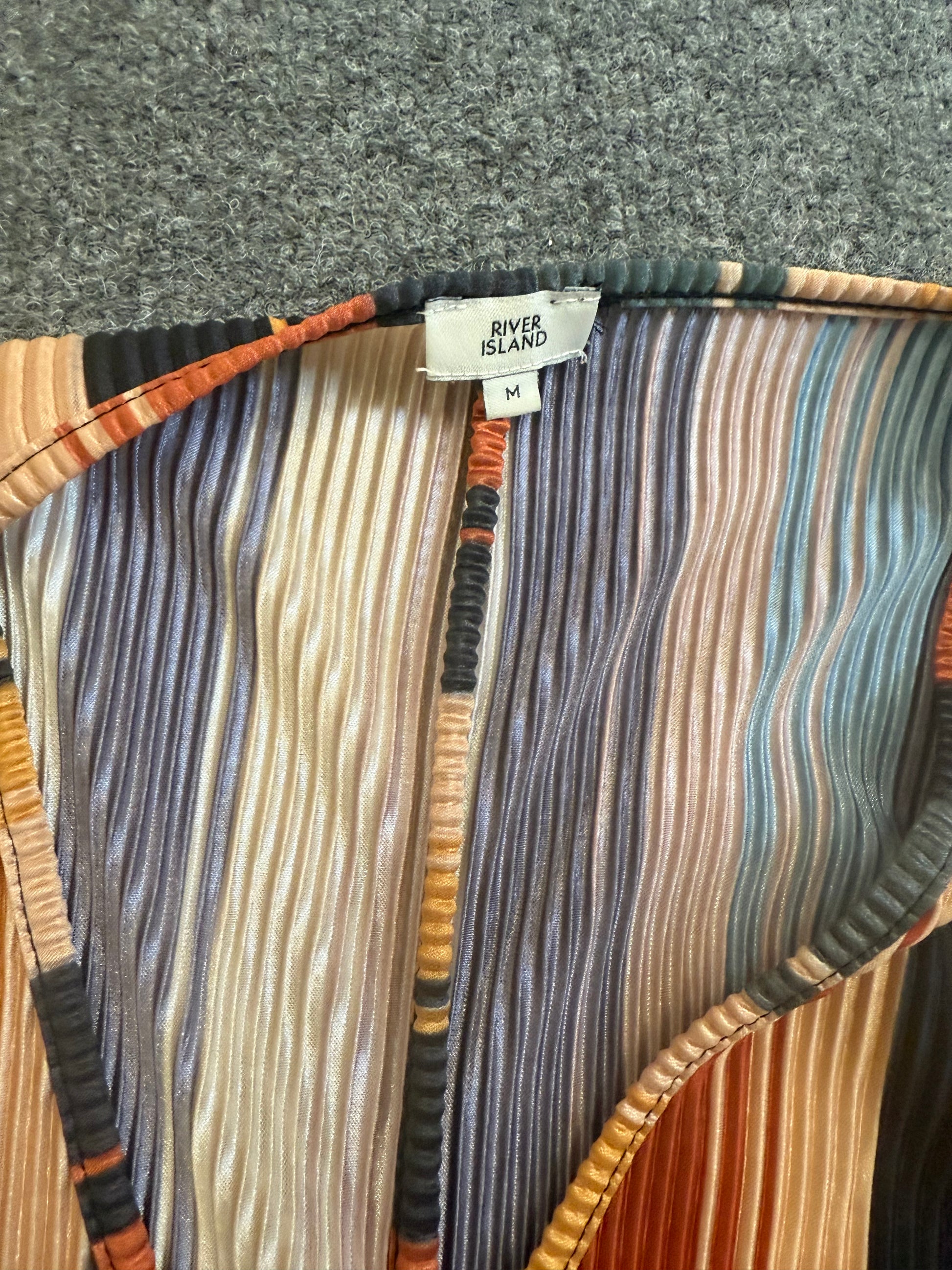 River Island stripe wide leg trouser co-ord