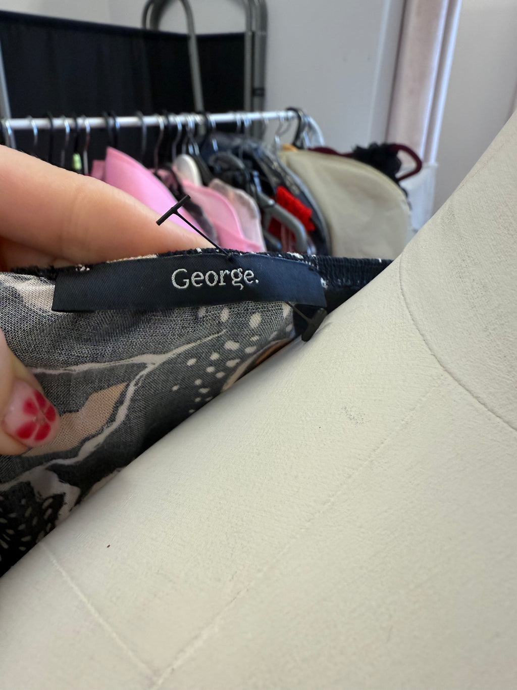 George floral print casual dress