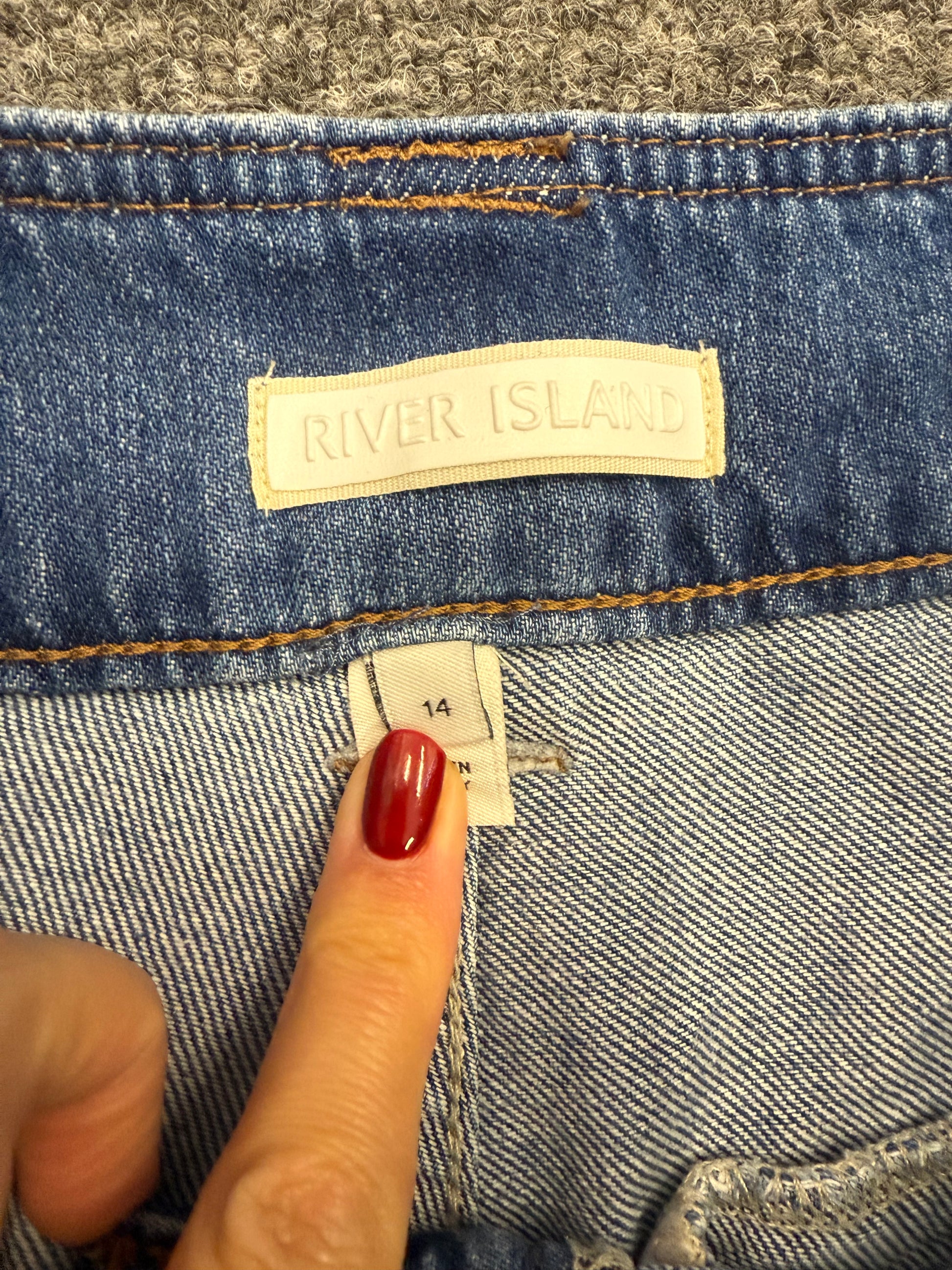 River Island wide leg jeans