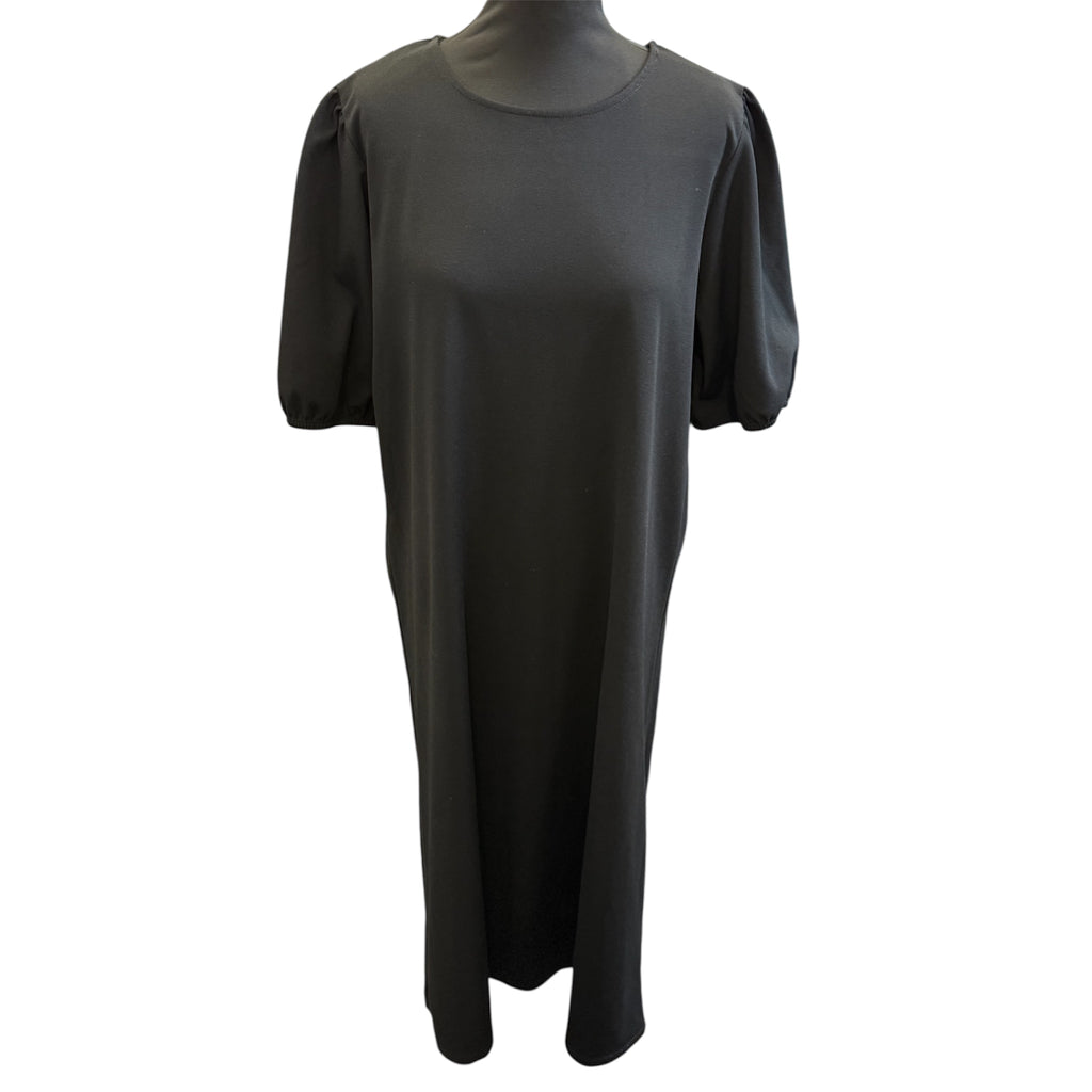 Soya Concept black pouffe sleeve midi dress