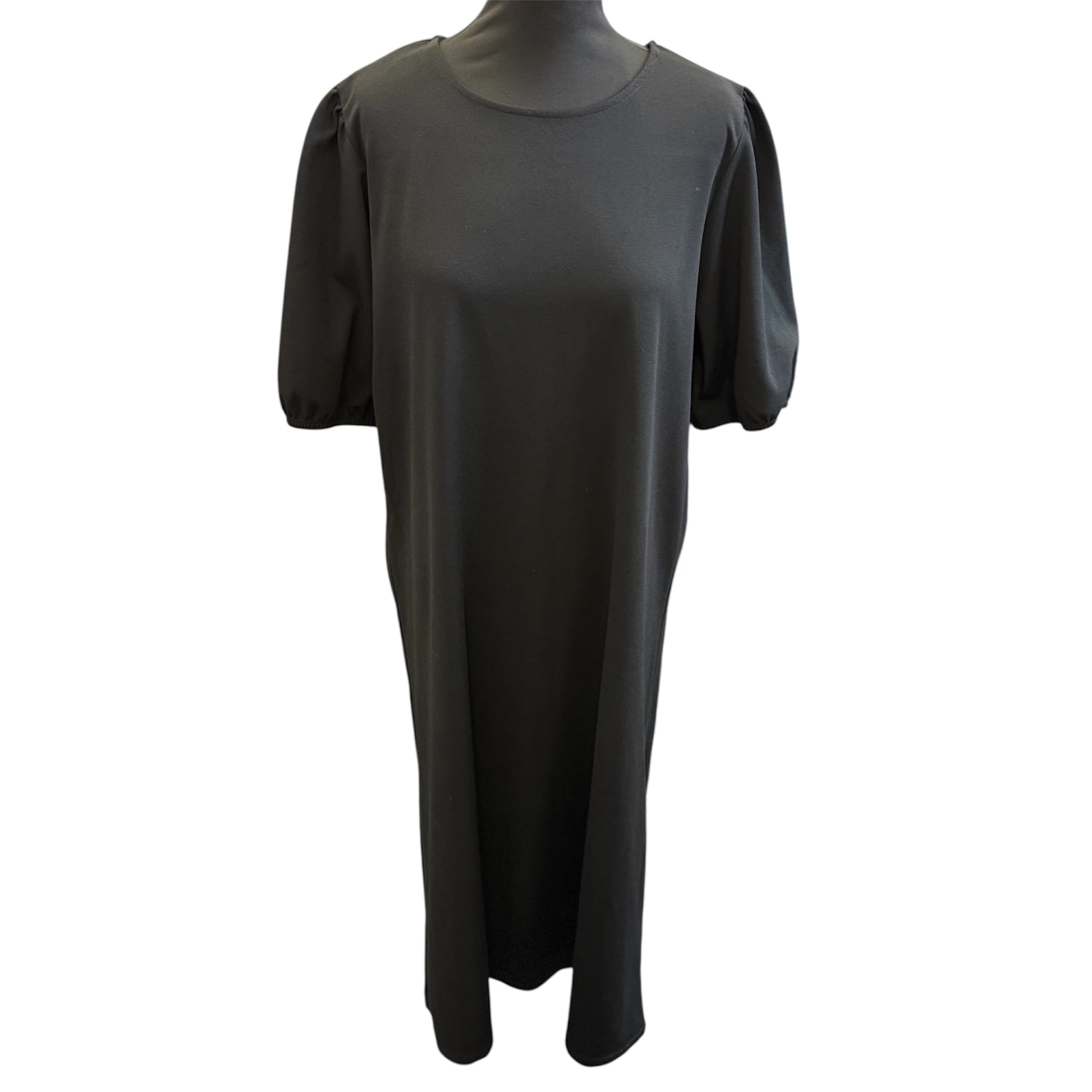 Soya Concept black pouffe sleeve midi dress
