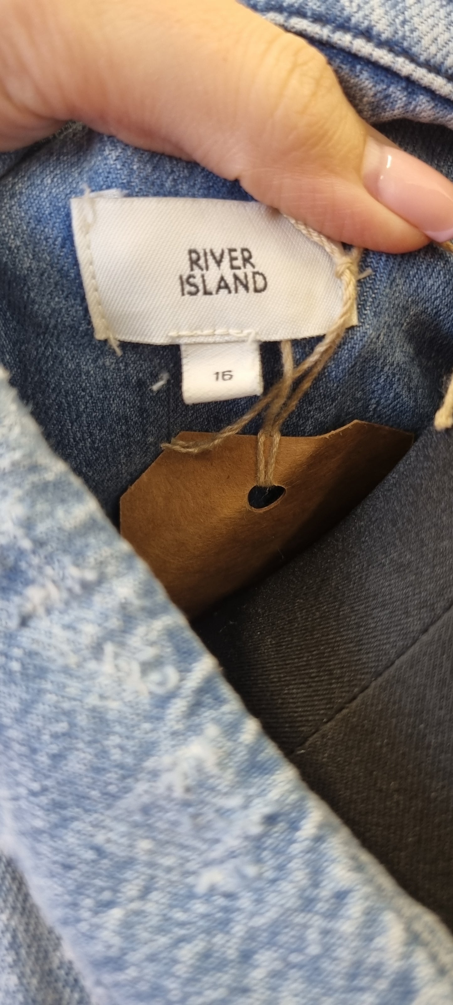 River Island longline shacket