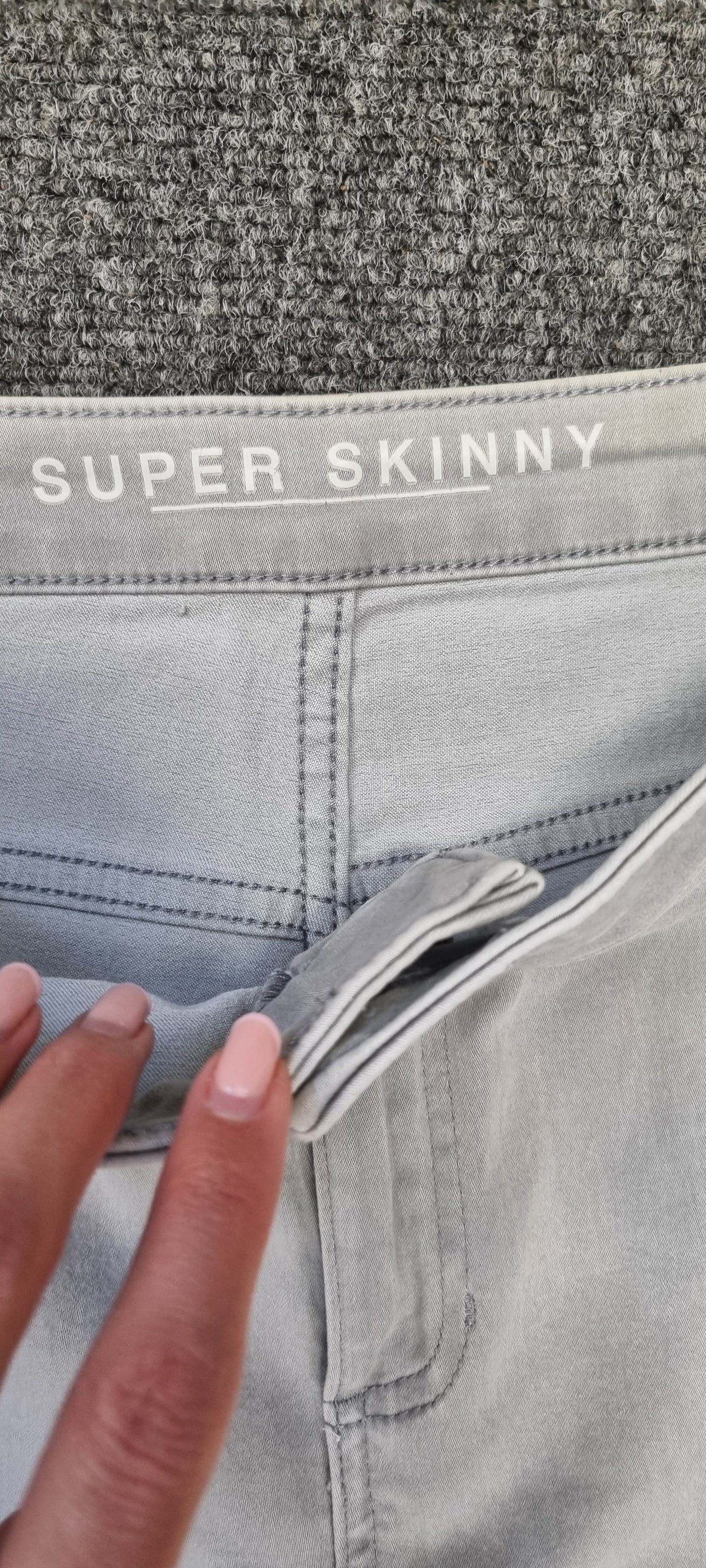 M&S super skinny grey jeans