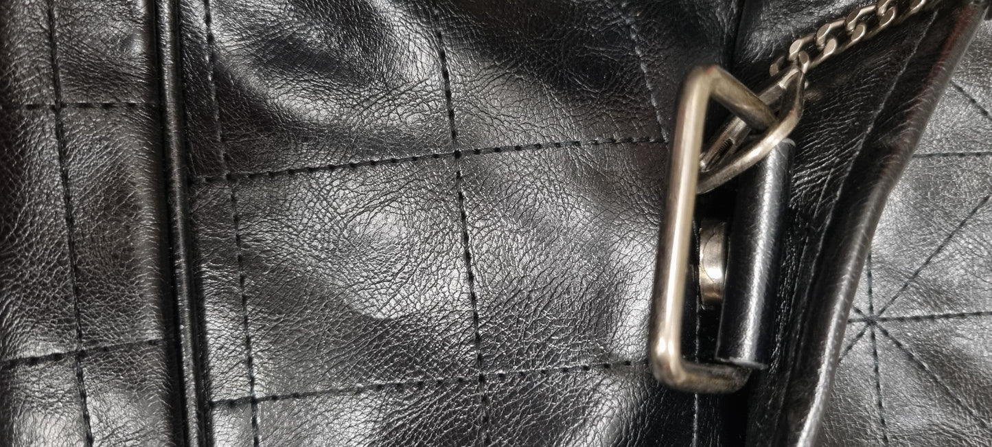 Zara black multi chain shoulder bag