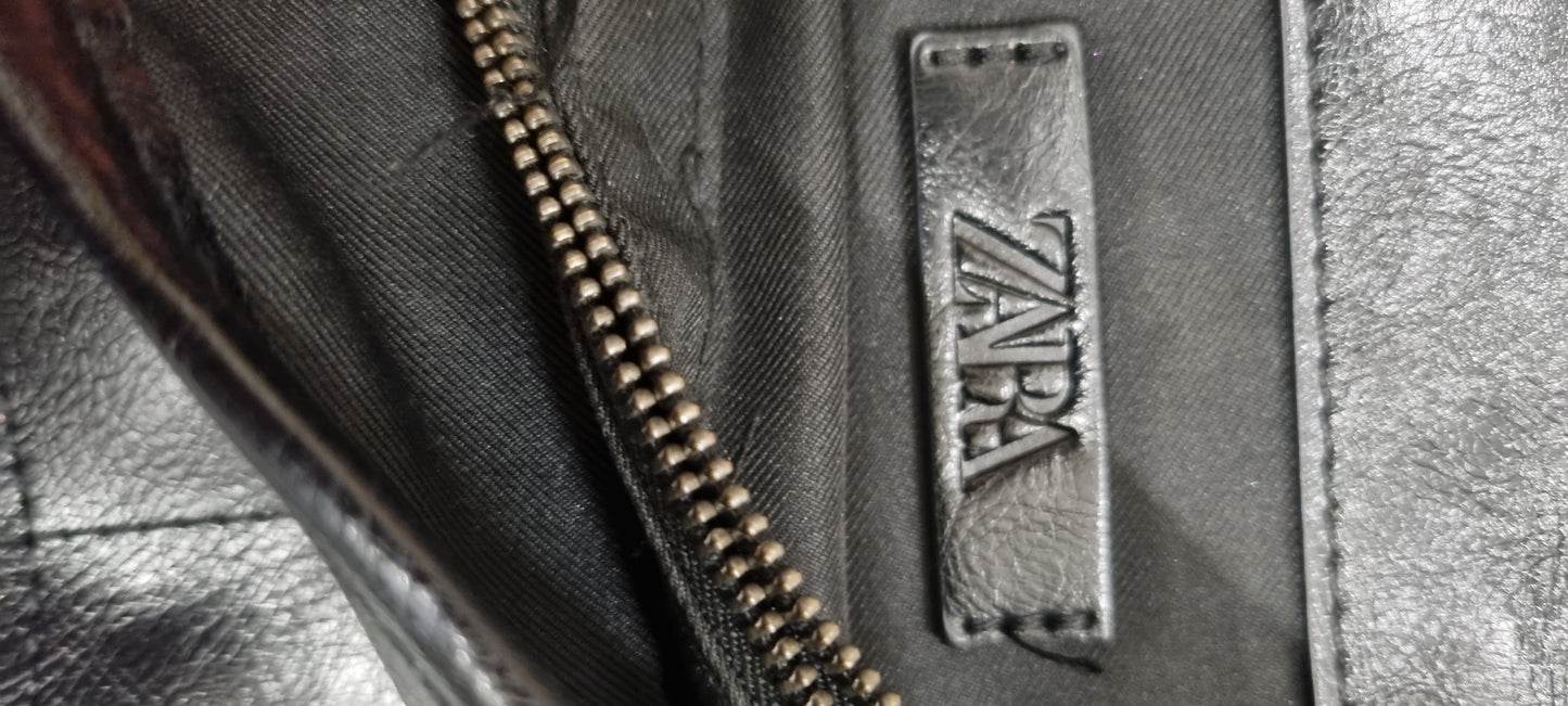 Zara black multi chain shoulder bag