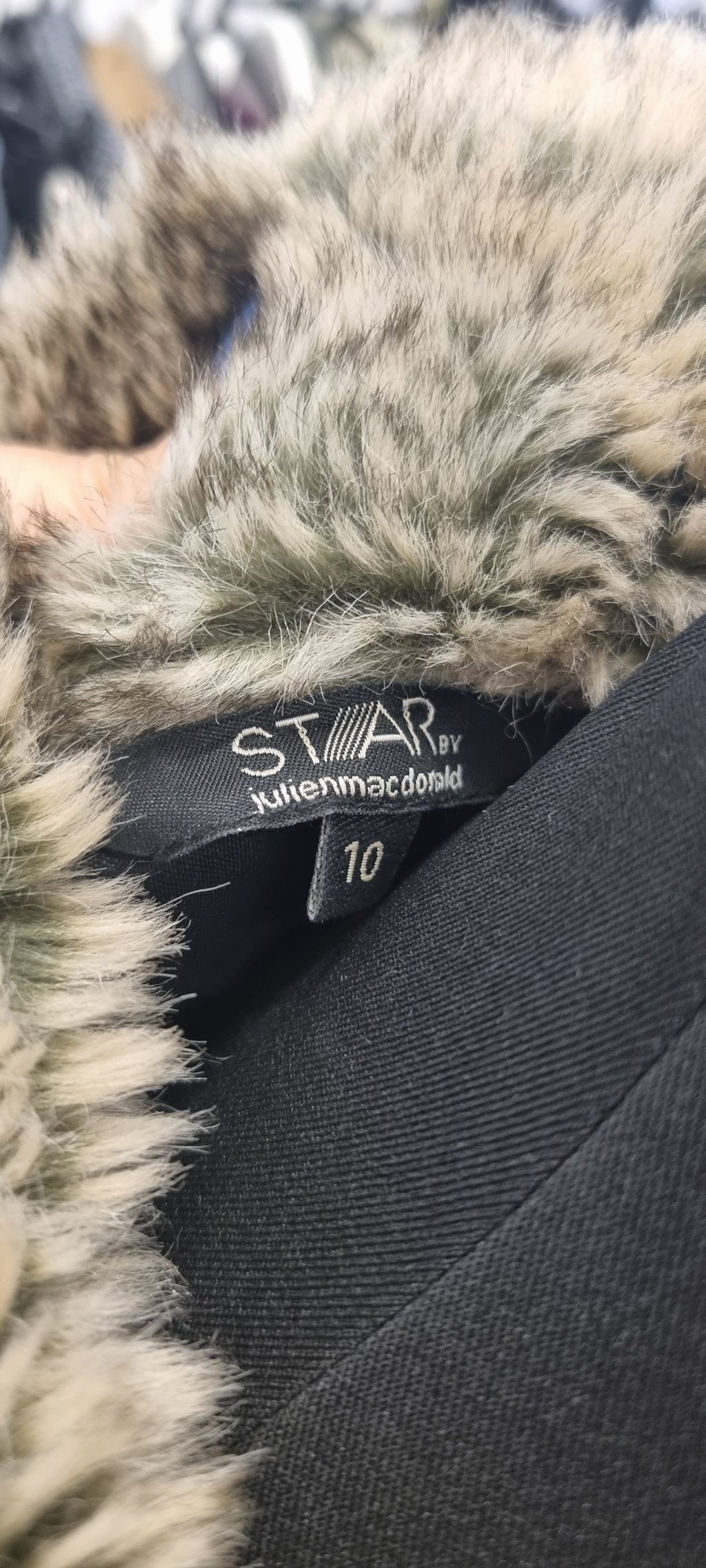 Star by Julien McDonald faux fur jacket