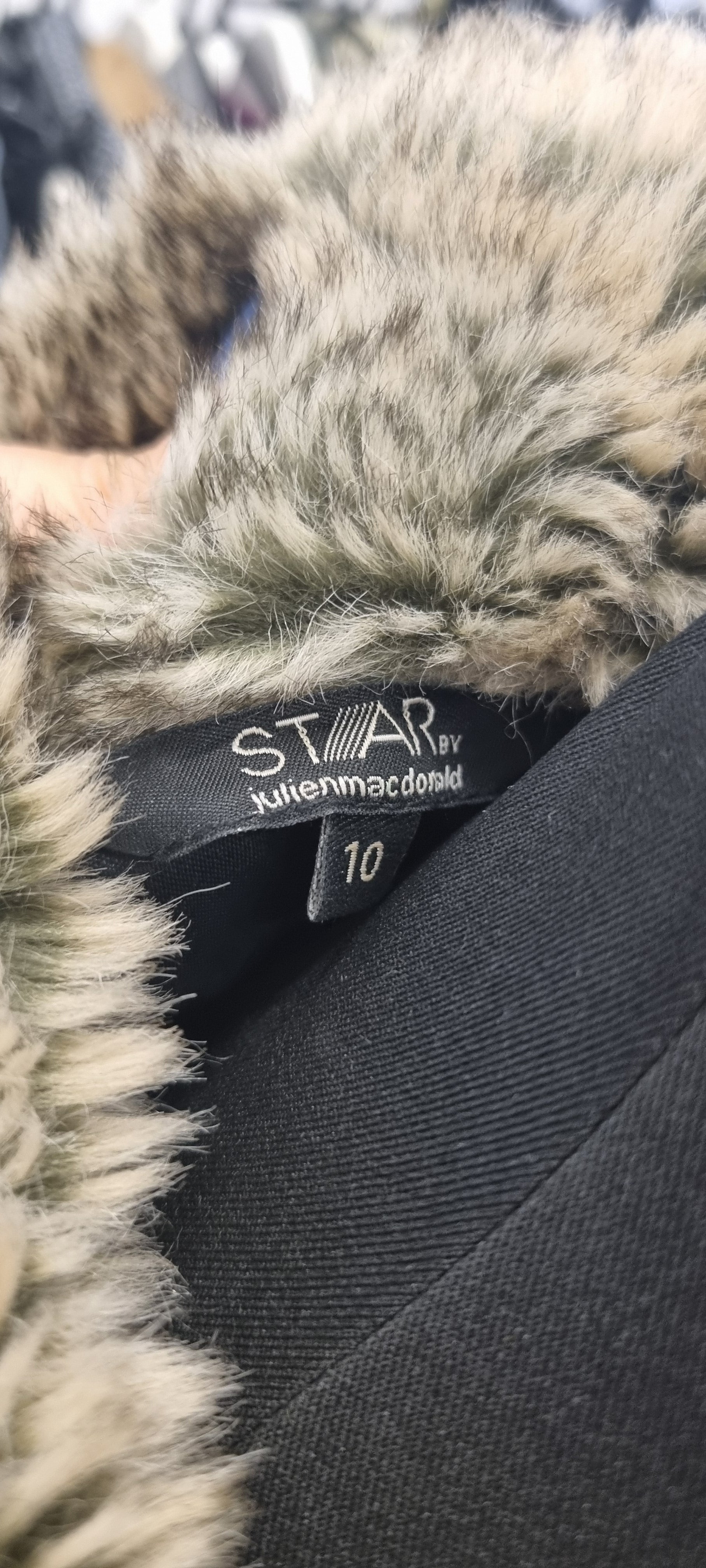 Star by Julien McDonald faux fur jacket