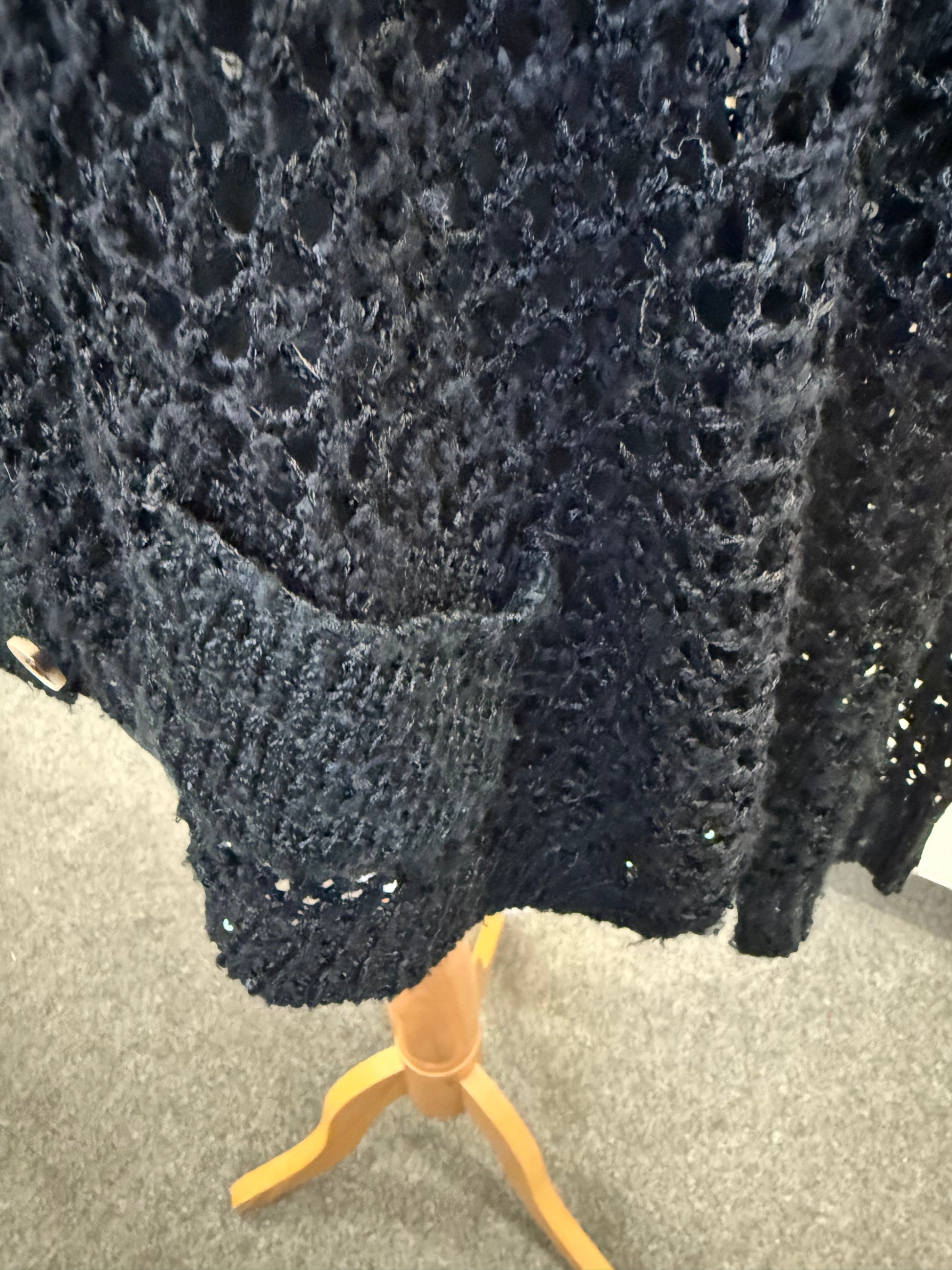 Sophyline crochet sparkle cardigan