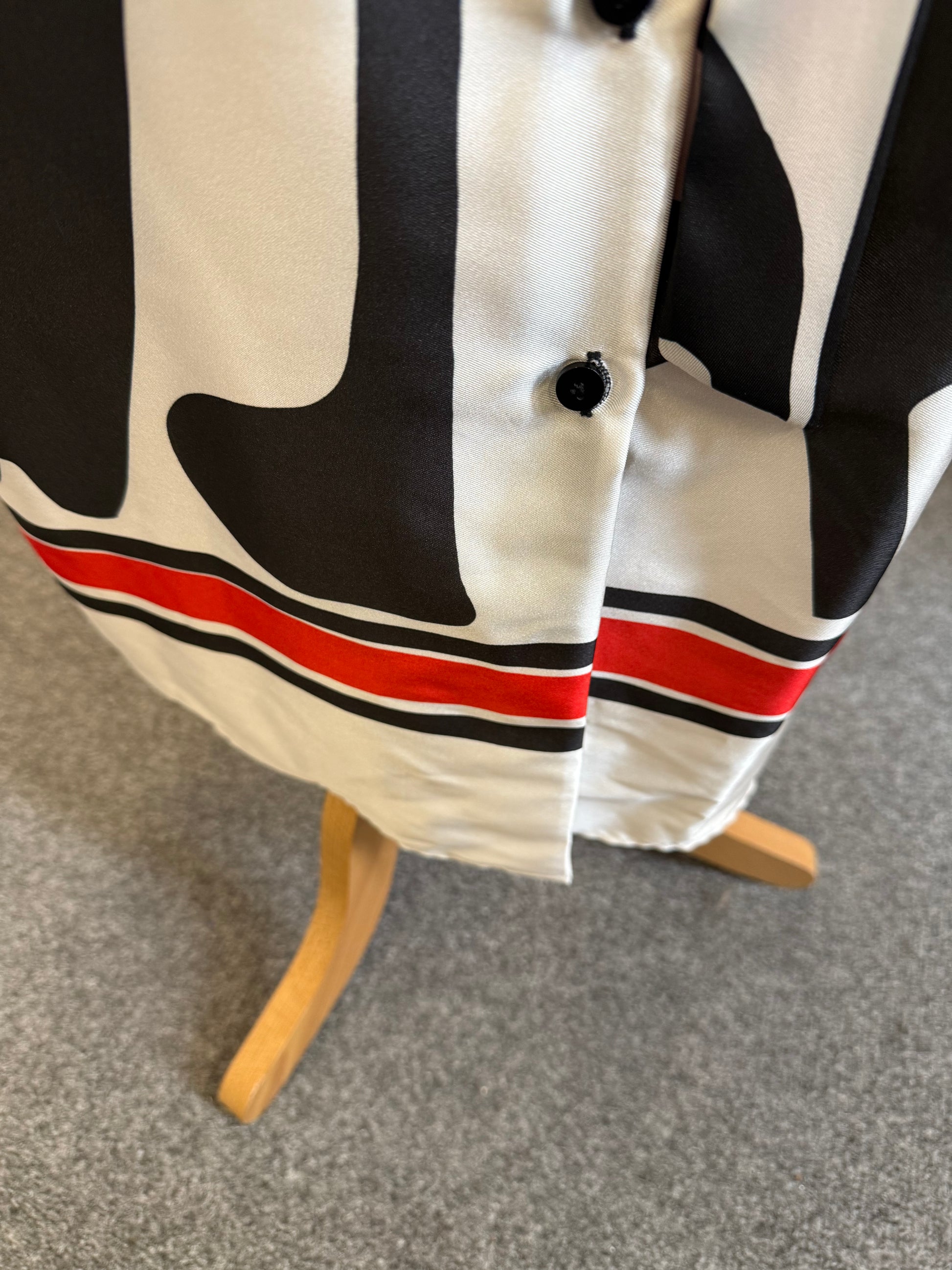 River Island belted collared button long sleeved midi dress