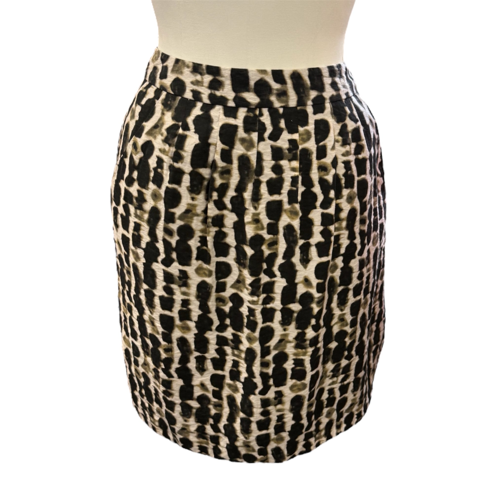 Laura Ashley animal print skirt