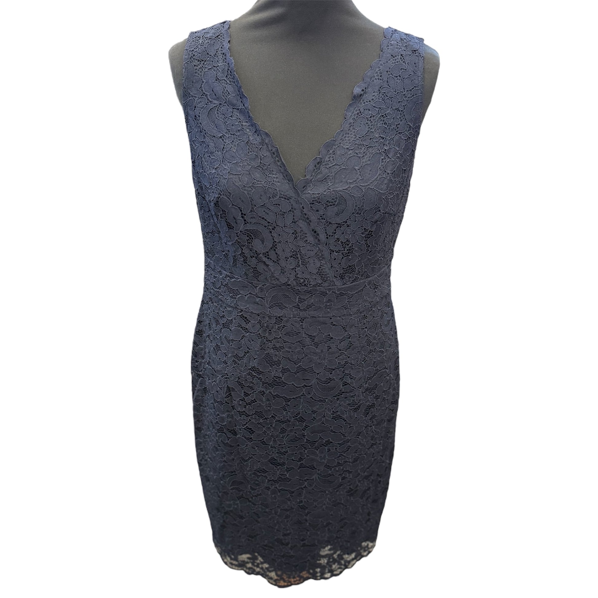 Espirit navy lace knee length occasion dress