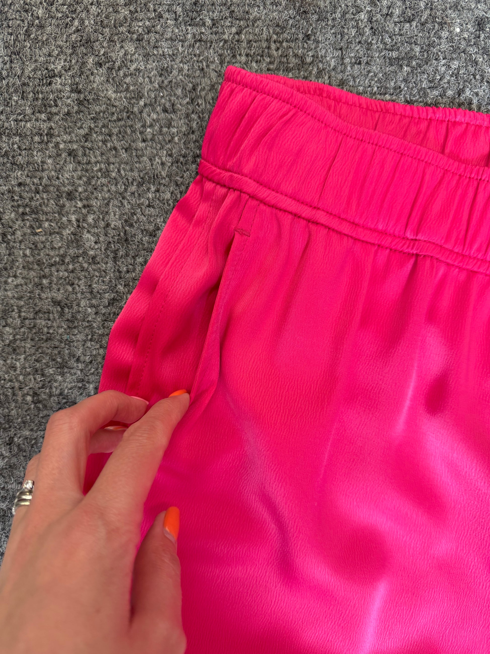 Matalan pink tapered split bottom trousers