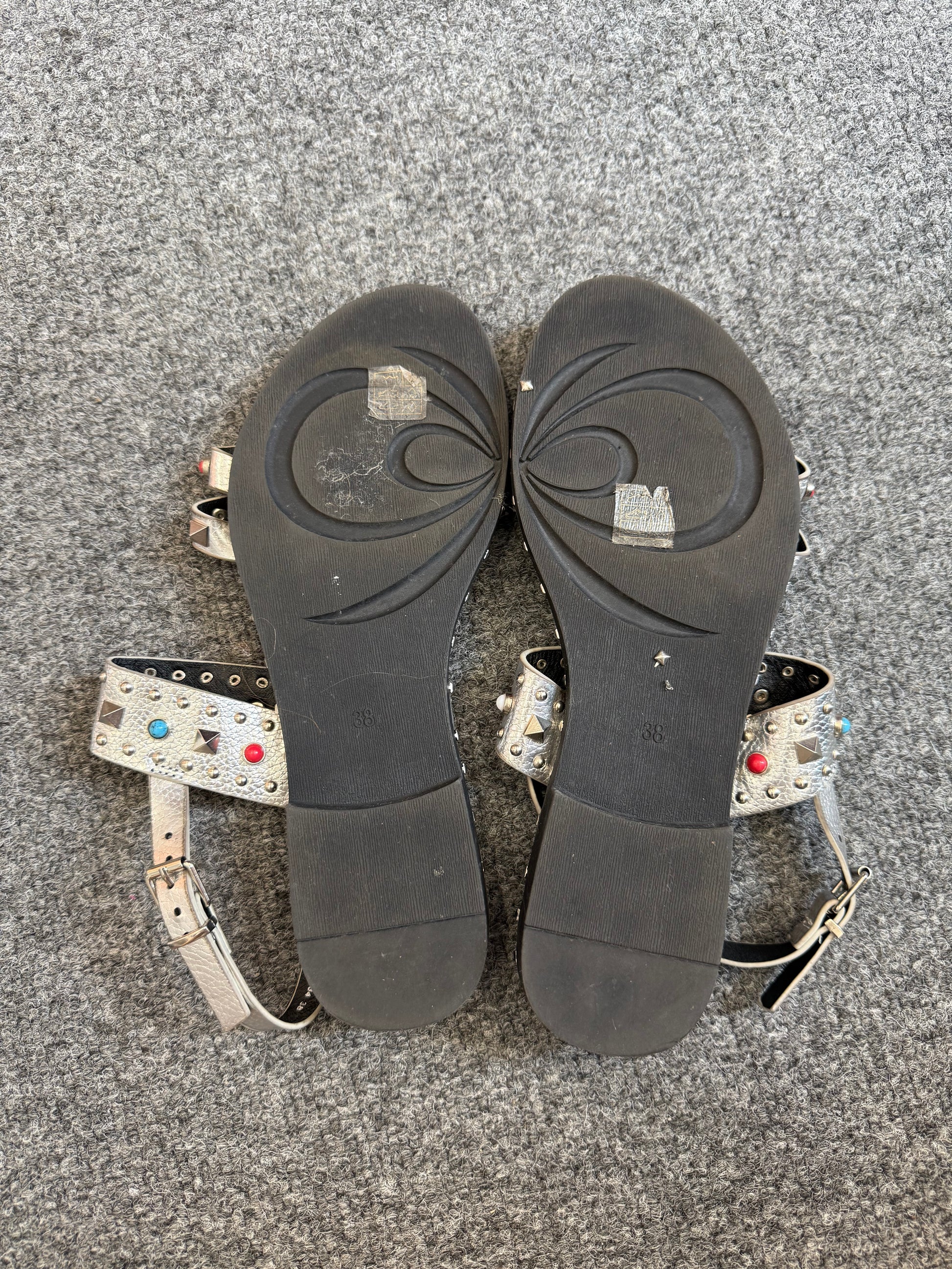 Carolina Boix silver sandals