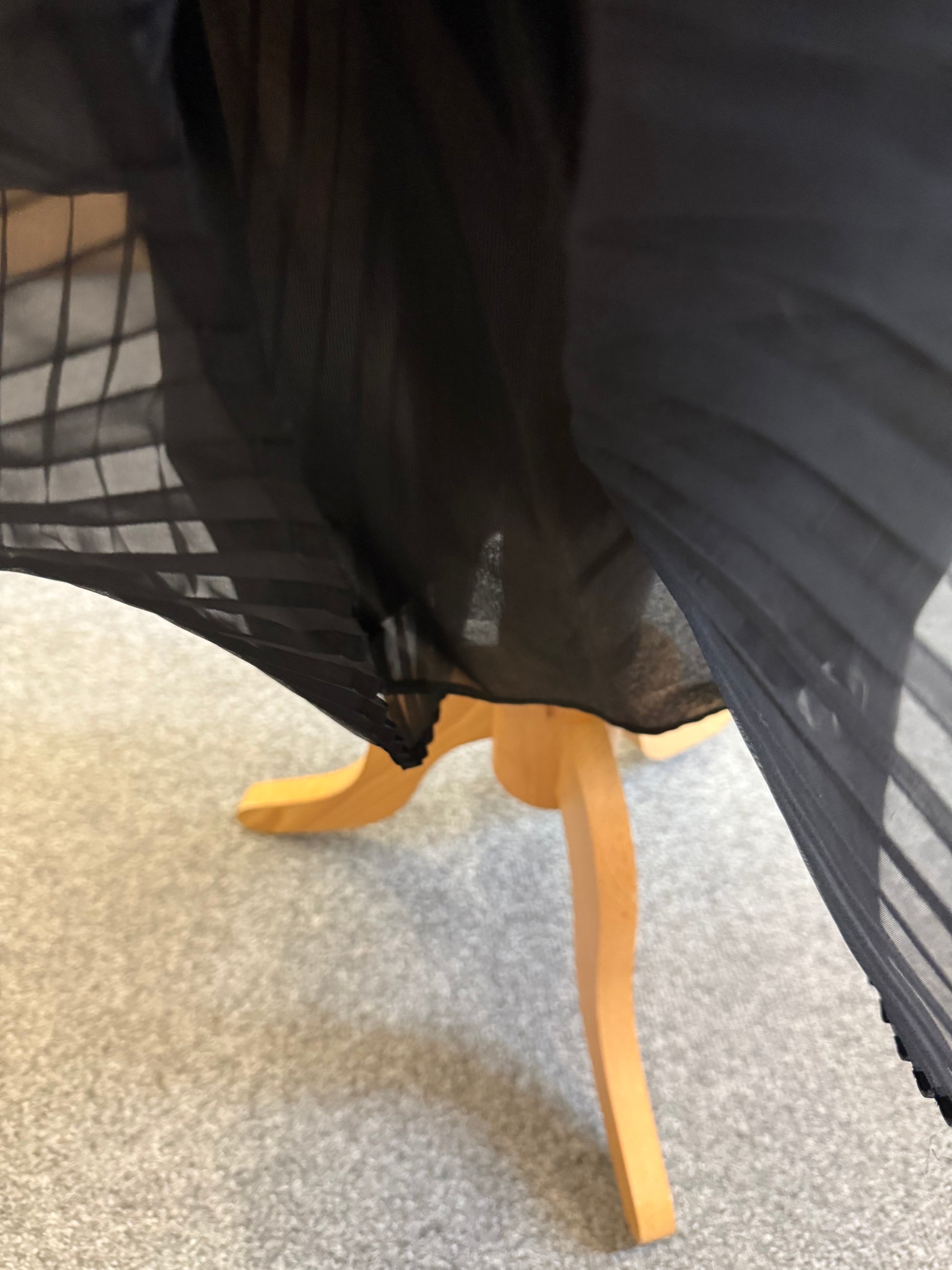 Principles Classics black pleat midi skirt