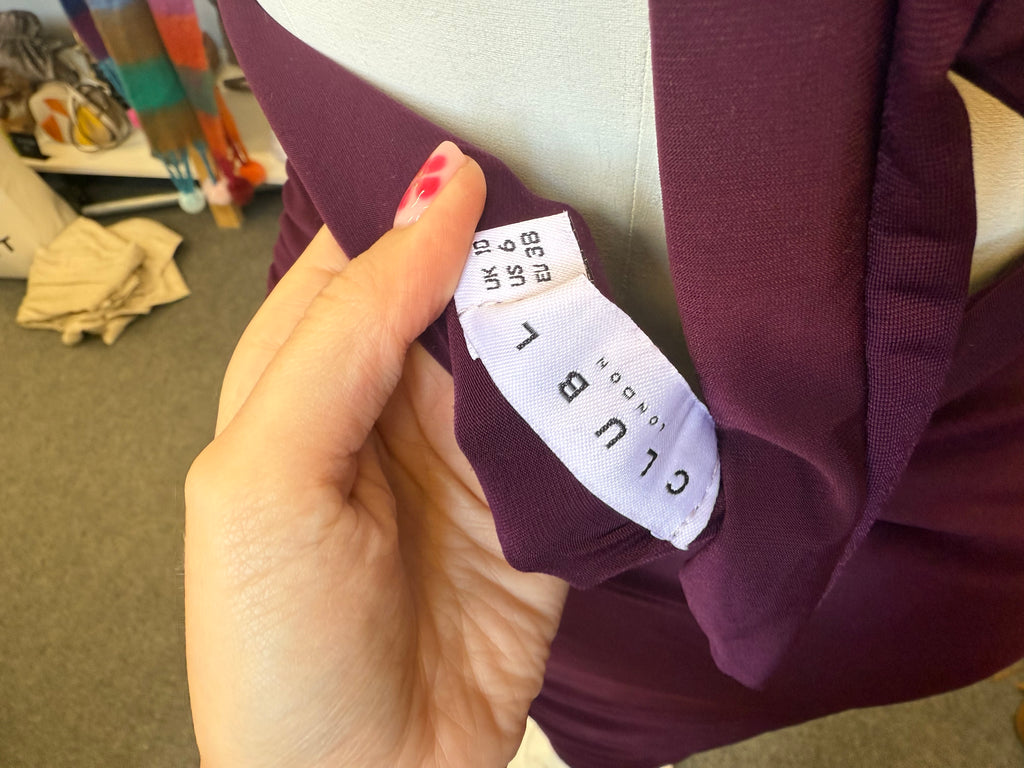 Club London halter neck rusche detail midi dress