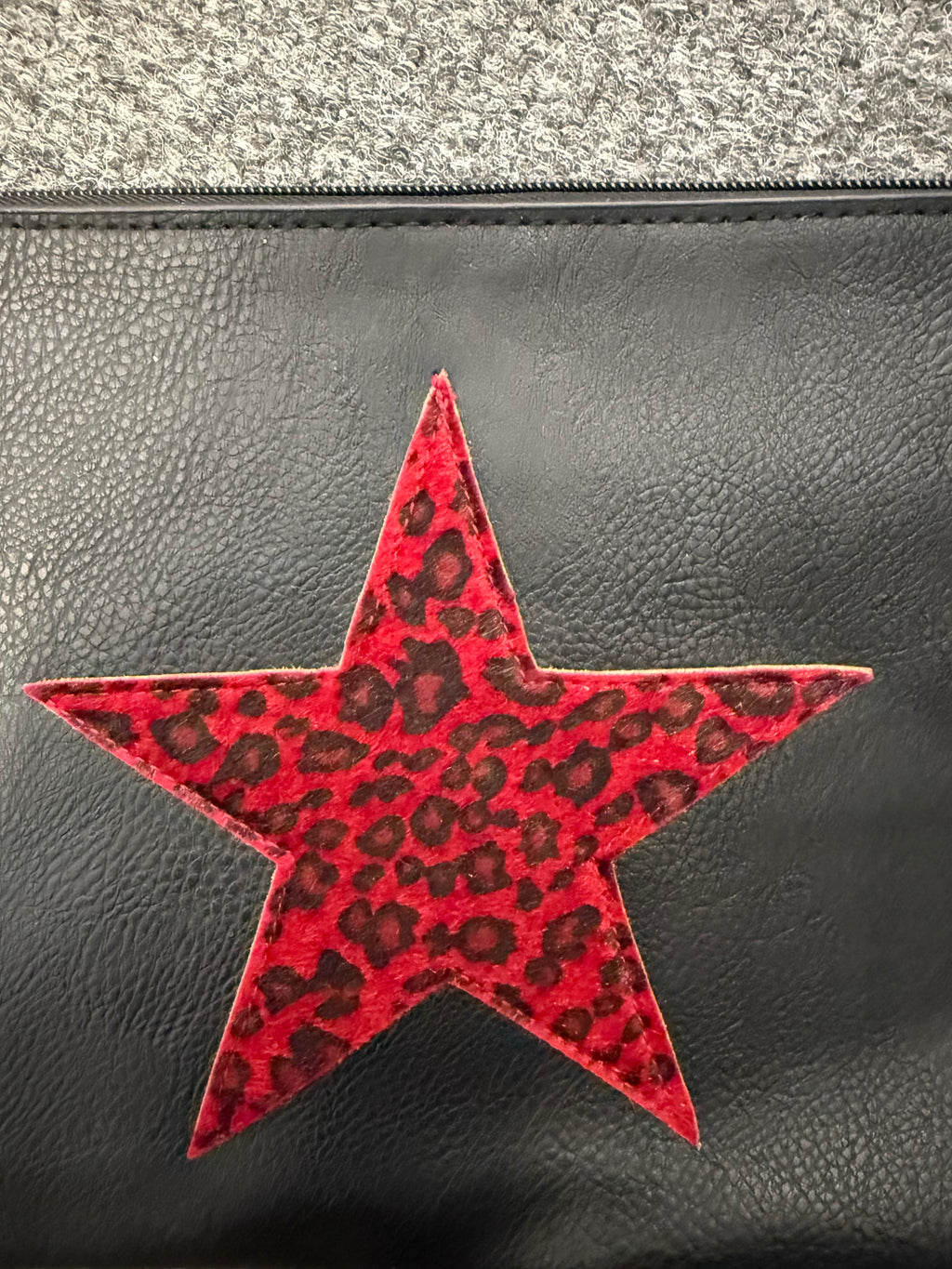 Star front shoulder bag with scarf detail