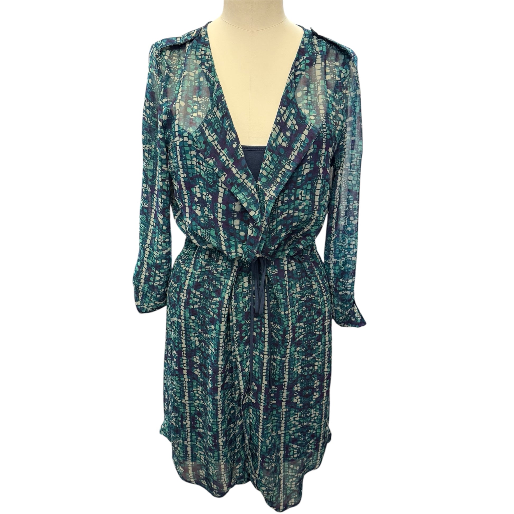 Per Una snakeskin sheer dress with  under dress
