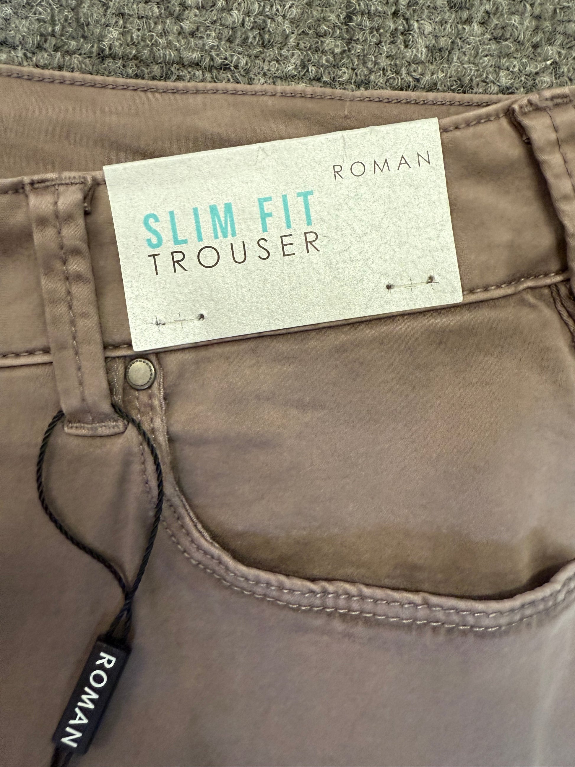 Roman slim fit trousers
