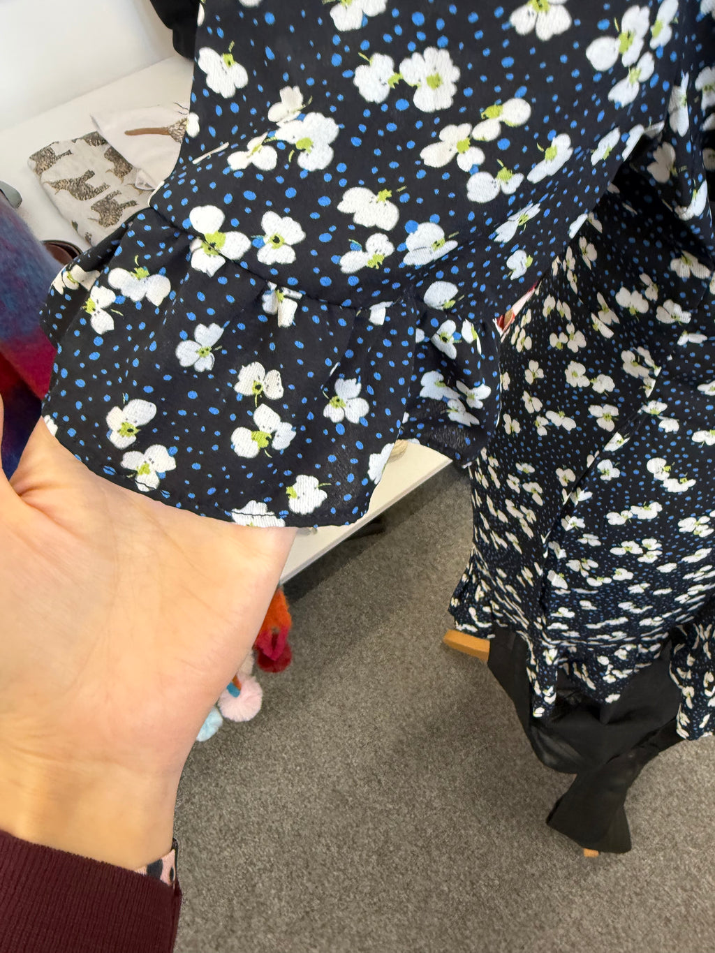 PLT floral mini dress