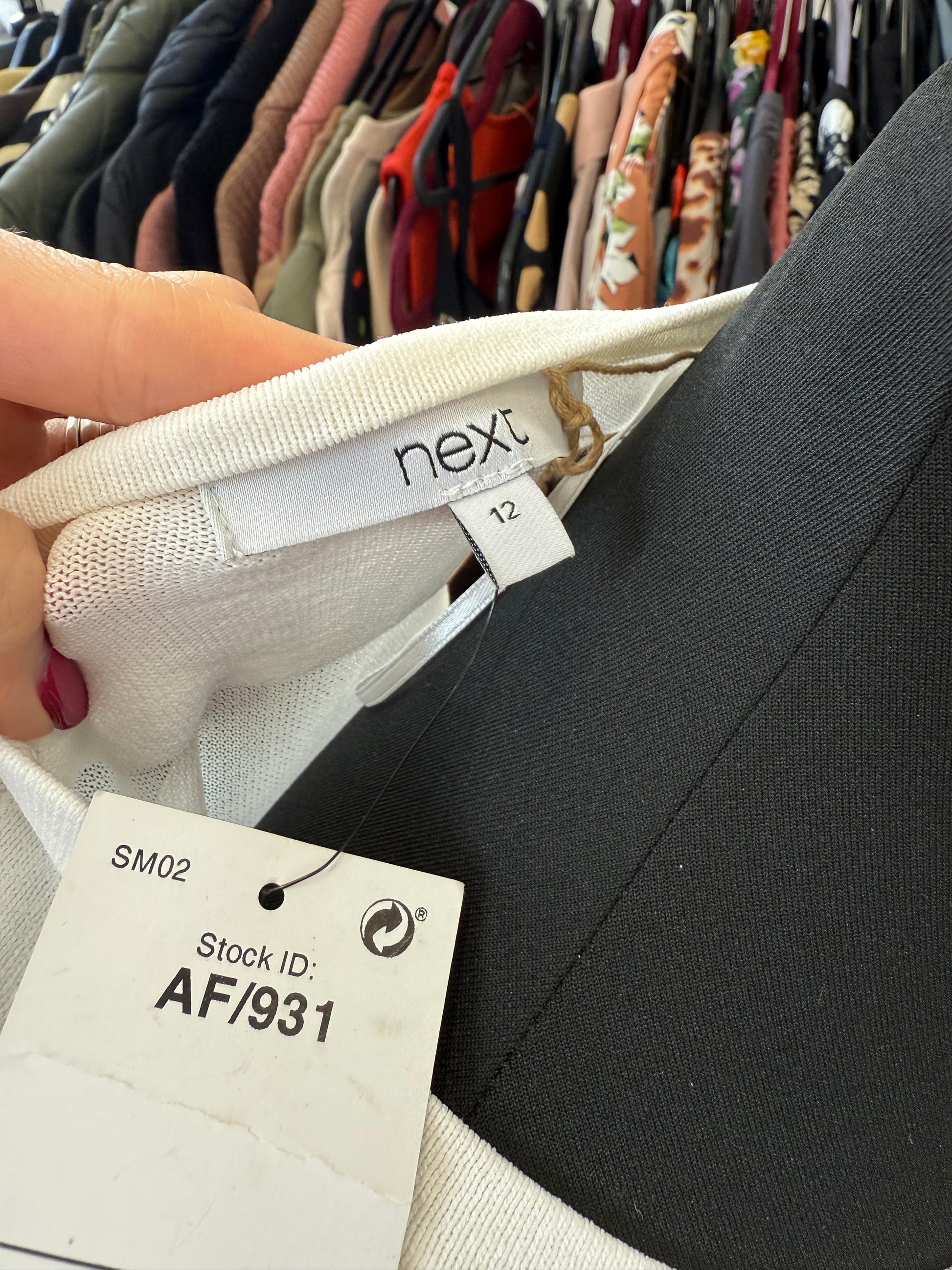 Next sheer stripe knit t-shirt