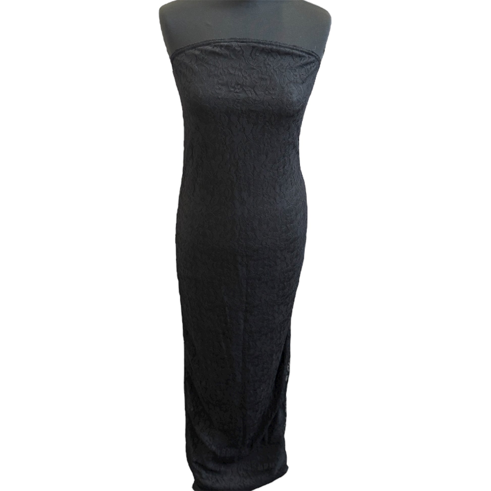 PLT strapless lace dress