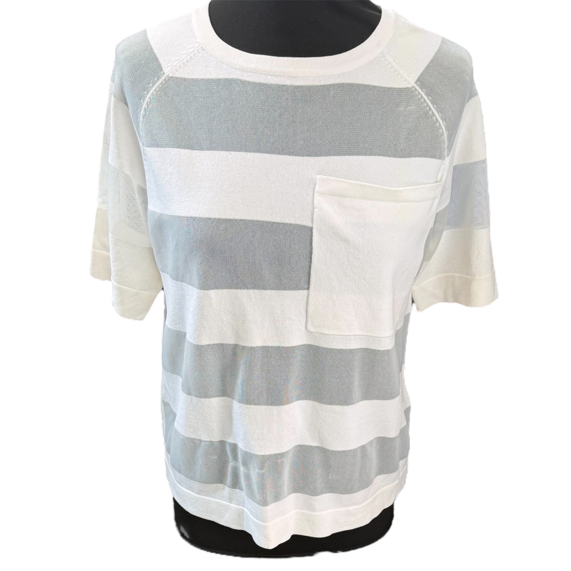 Next sheer stripe knit t-shirt
