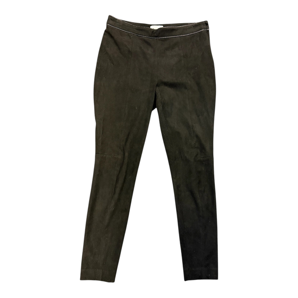 H&M suede look tapered trousers