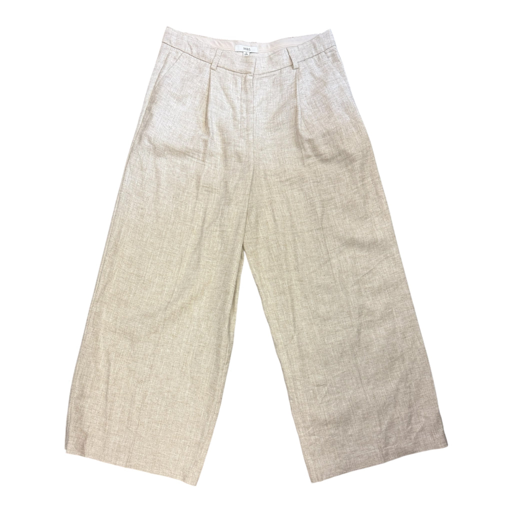 M&S beige waistcoat and trouser co-ord