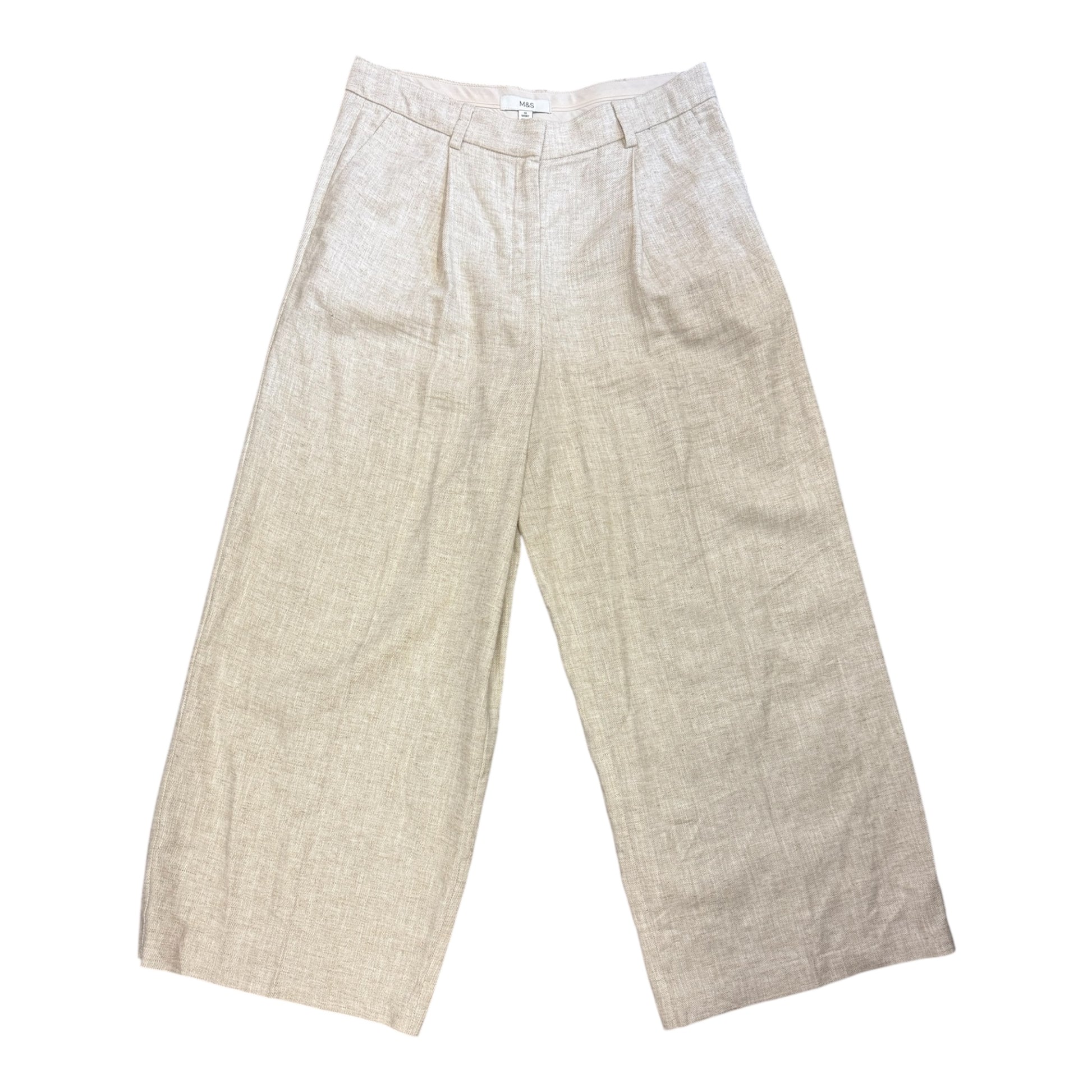 M&S beige waistcoat and trouser co-ord