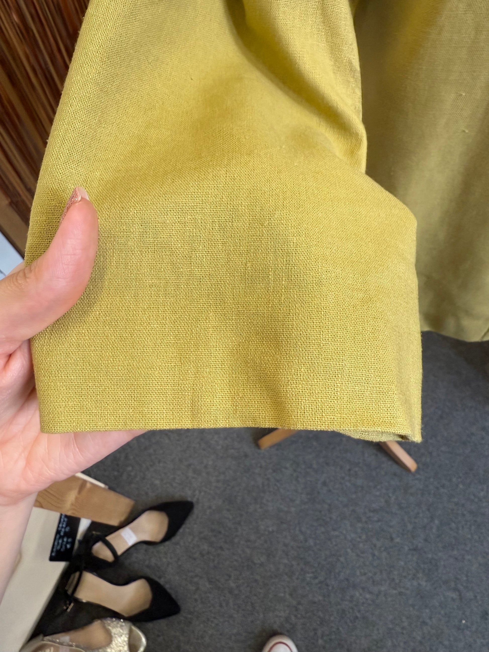 F&F mustard peacoat