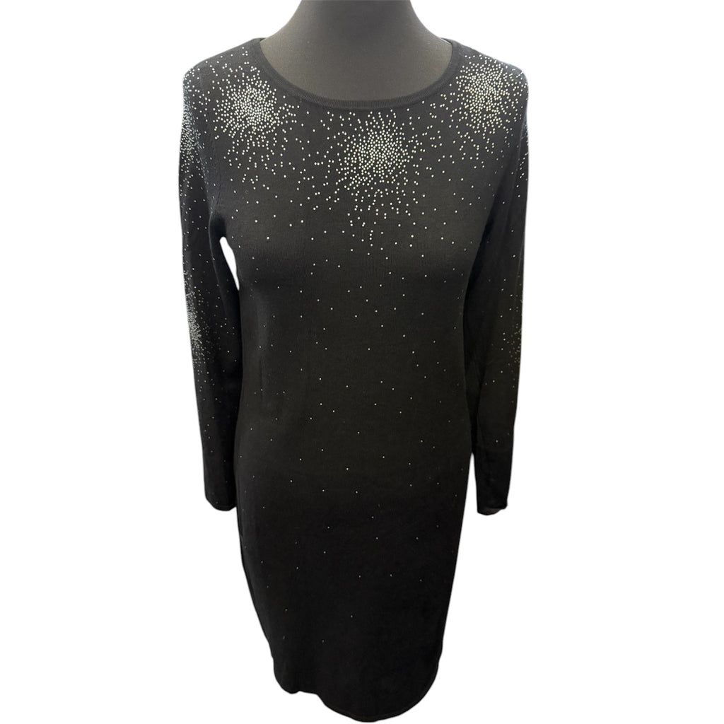 Monsoon long sleeved sparkle knit dress
