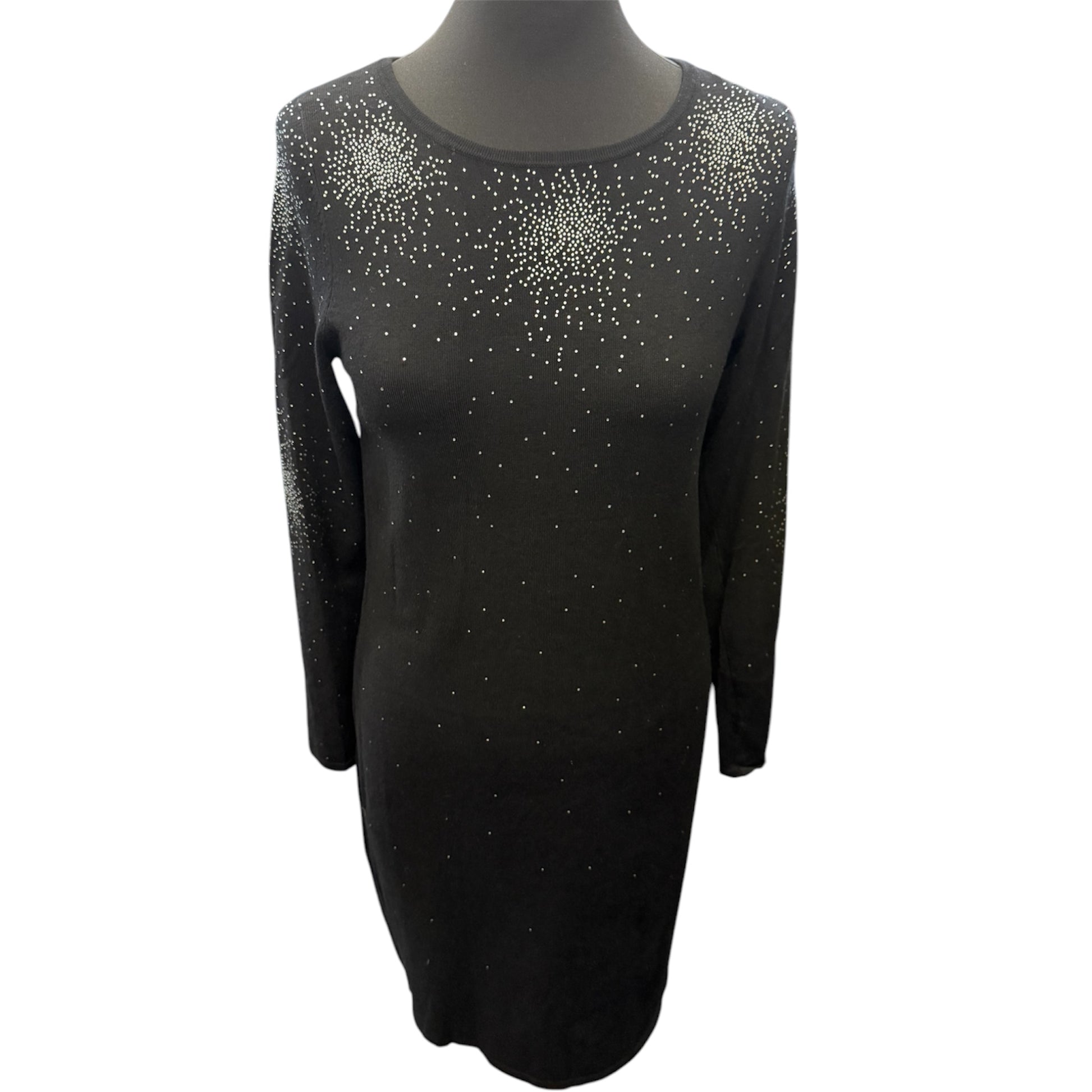 Monsoon long sleeved sparkle knit dress