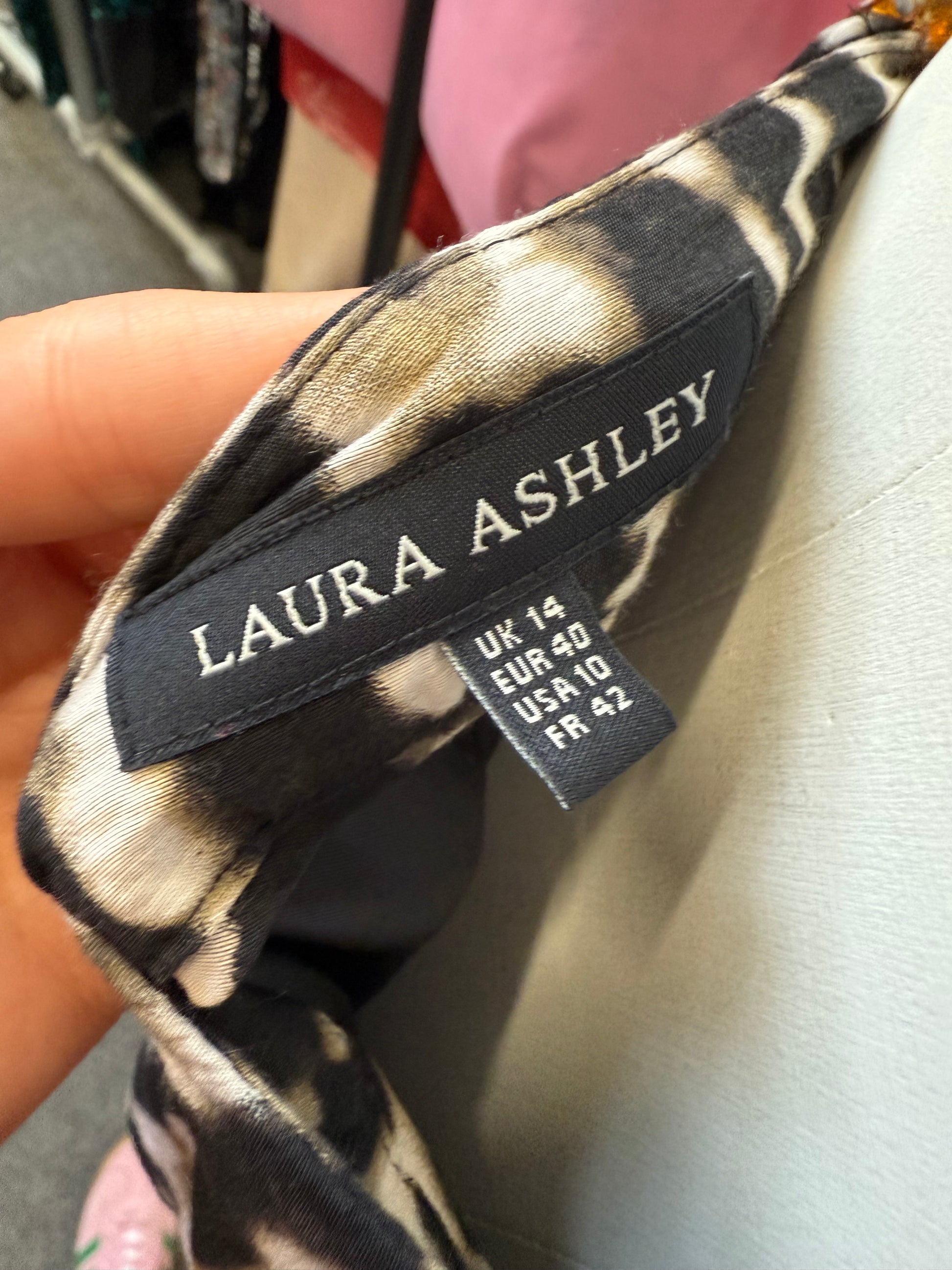 Laura Ashley animal print skirt