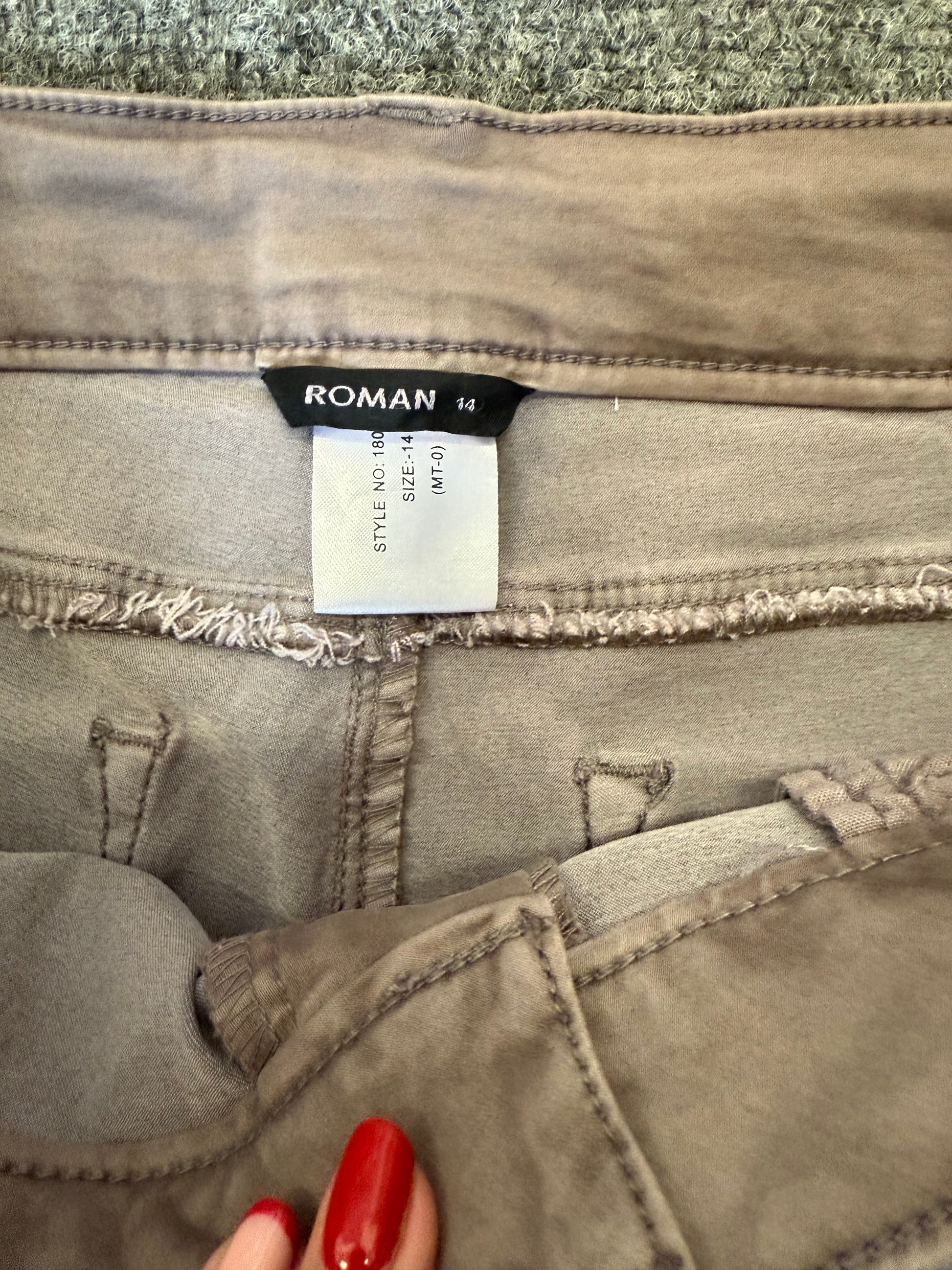 Roman slim fit trousers