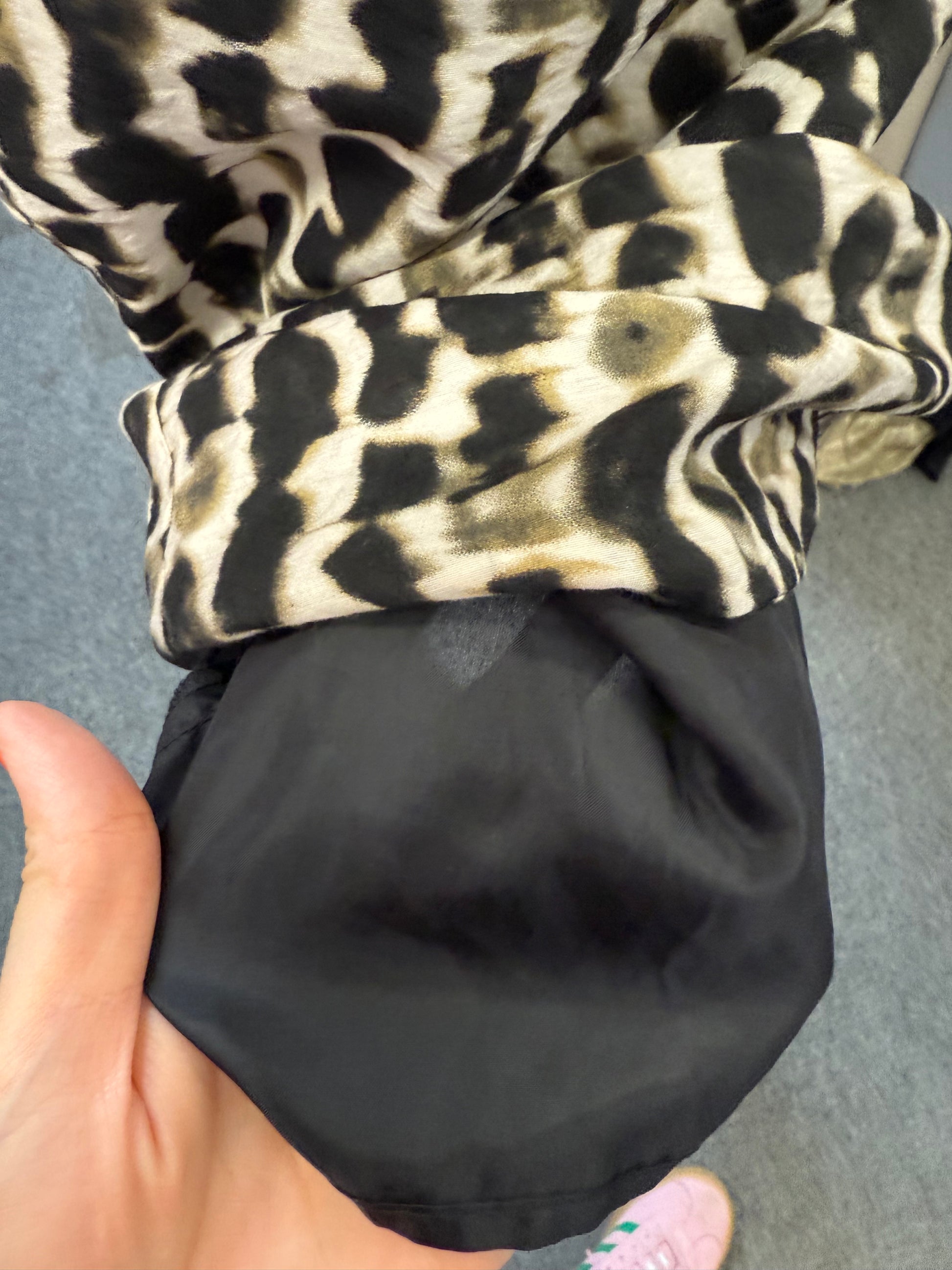 Laura Ashley animal print skirt