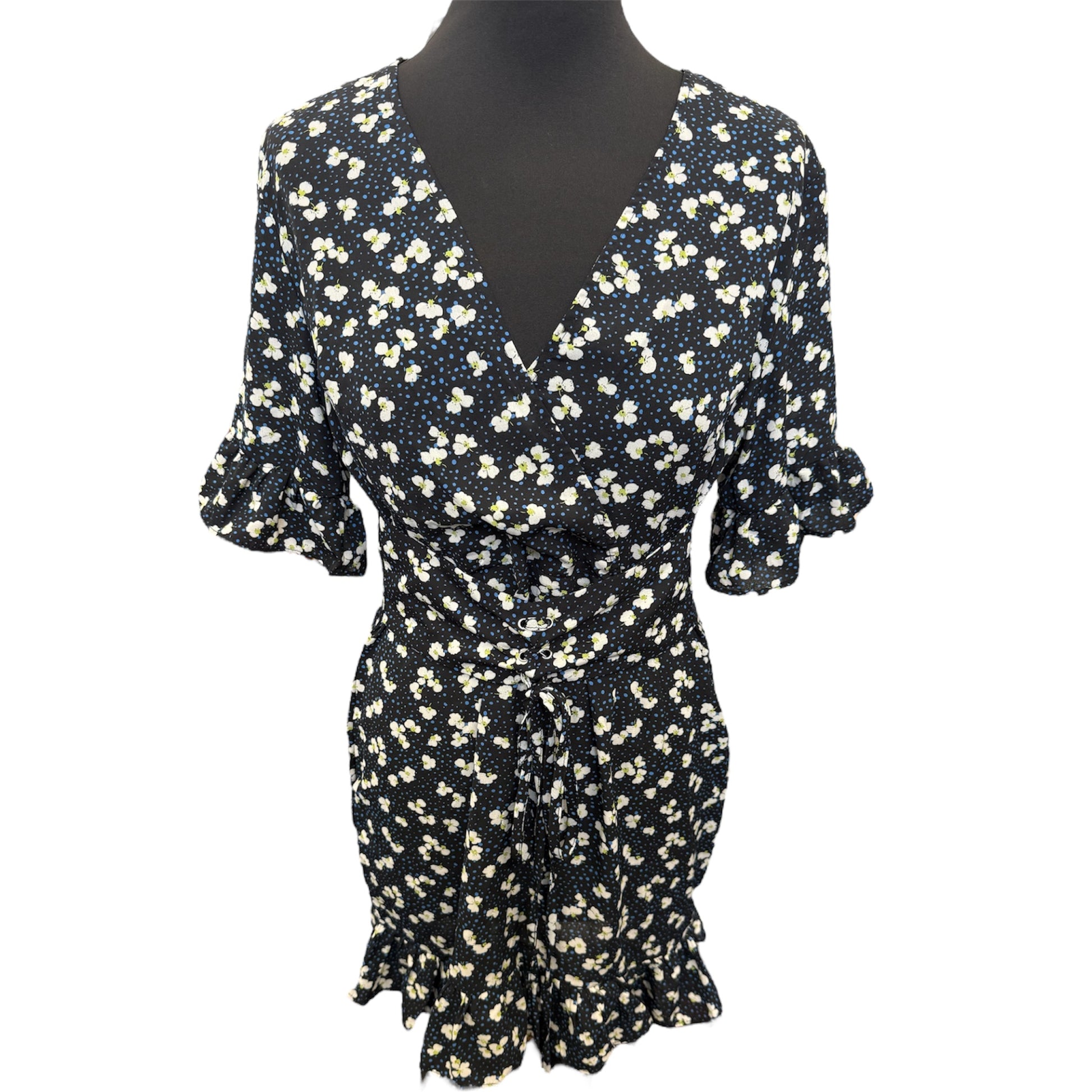 PLT floral mini dress