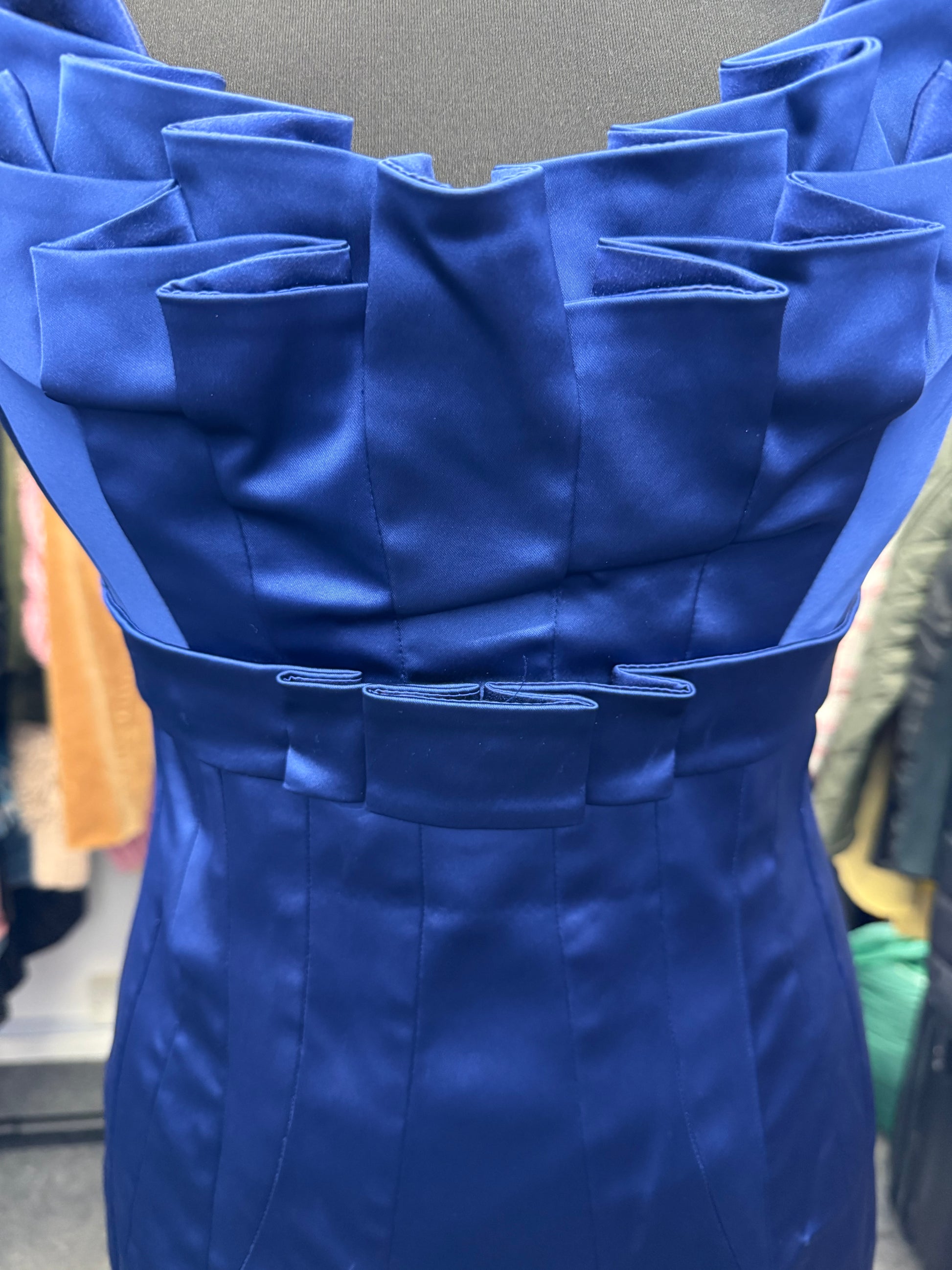 Karen Millen pleat top bodycon dress