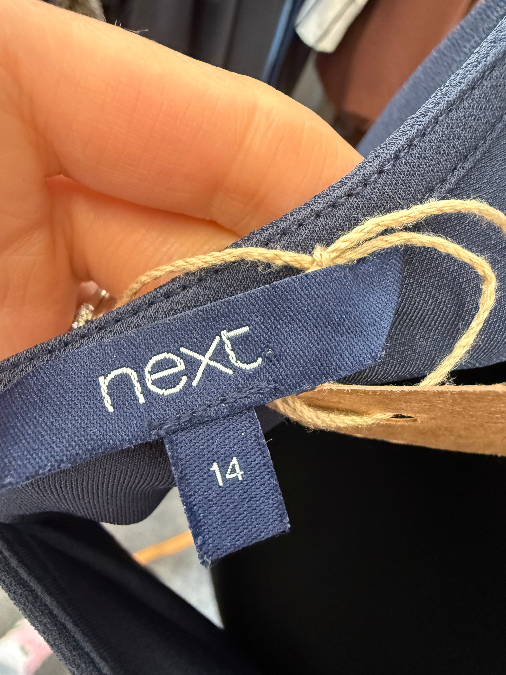 Next cold shoulder bead detail top