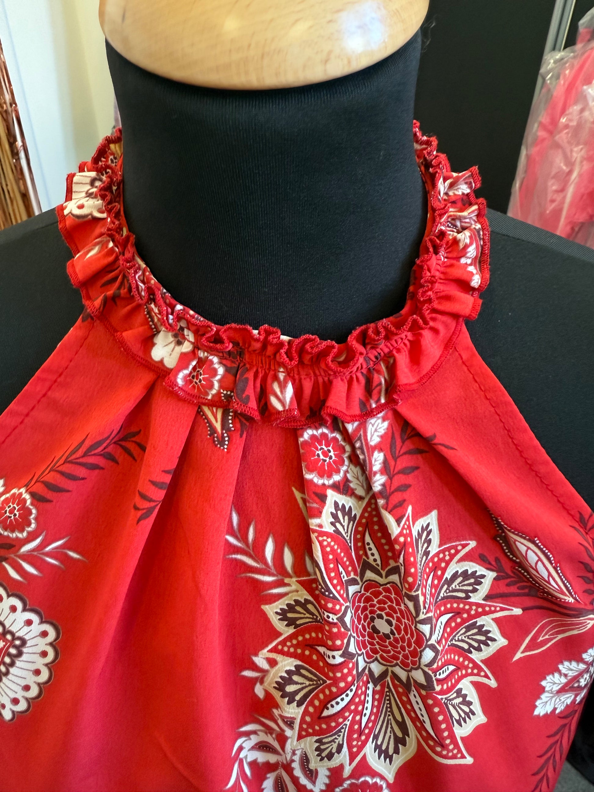 Dorothy Perkins red halter neck top