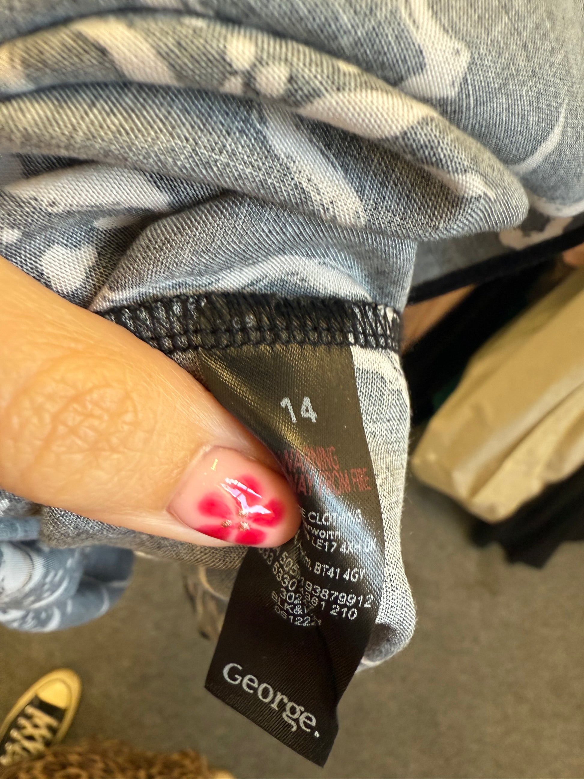 George floral print casual dress