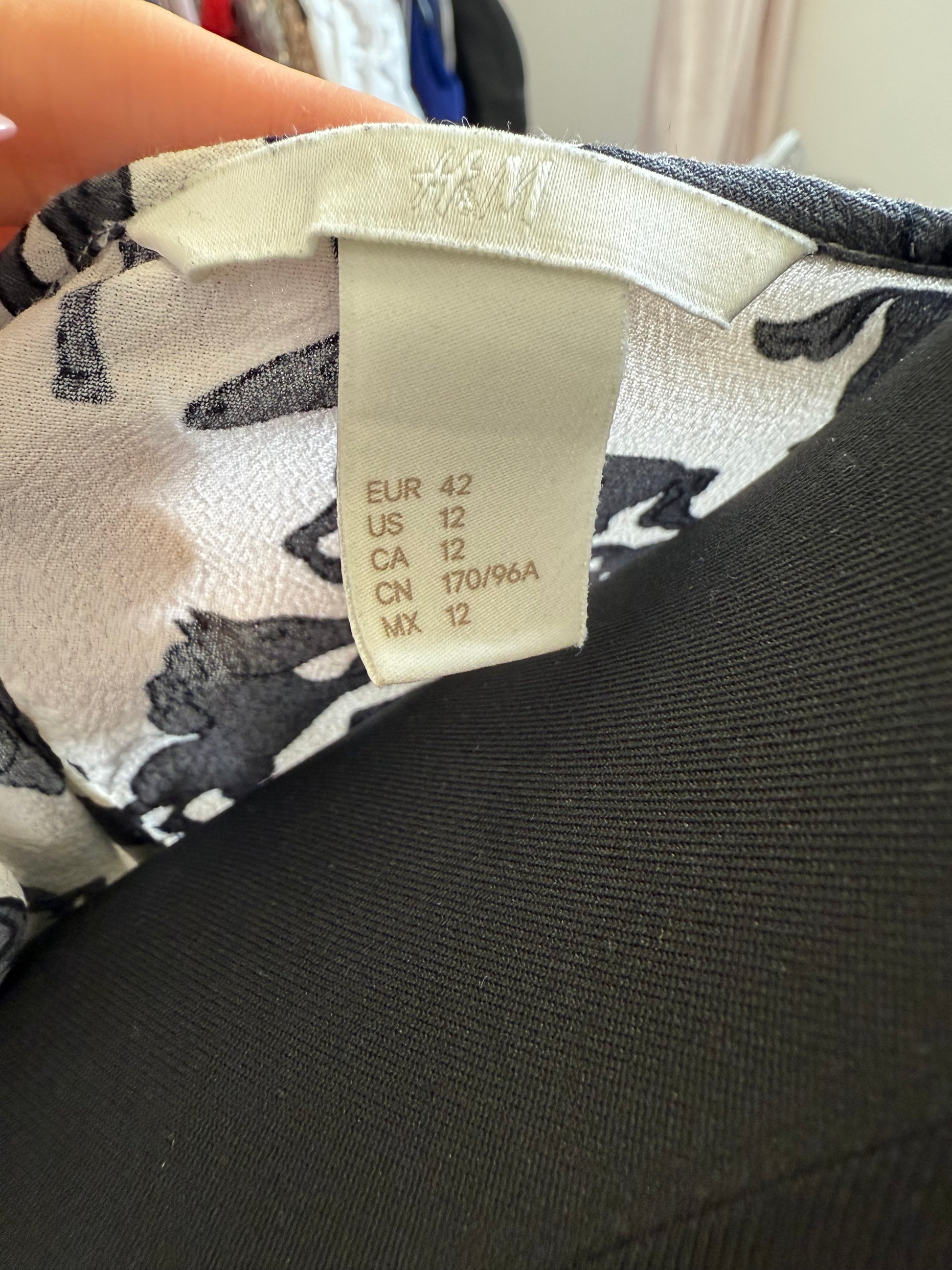H&M horse print top